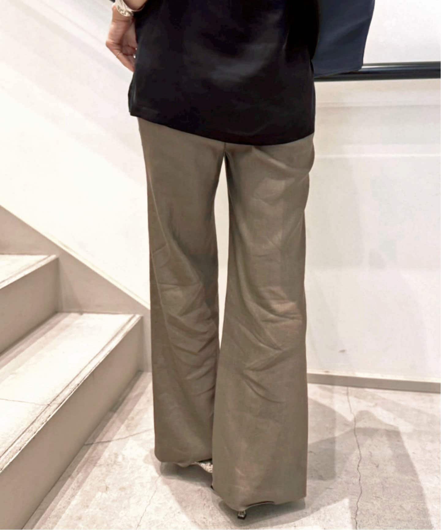 LISIERE LINEN STRETCH PANTS（スラックス）｜L'Appartement