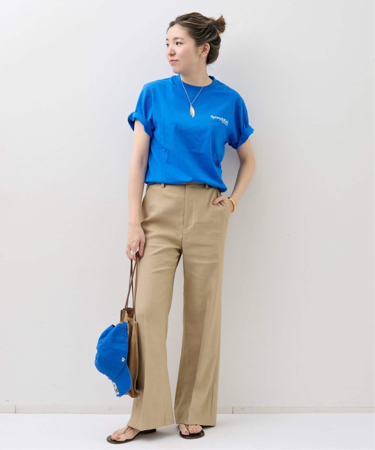 LISIERE LINEN STRETCH PANTS（スラックス）｜L'Appartement