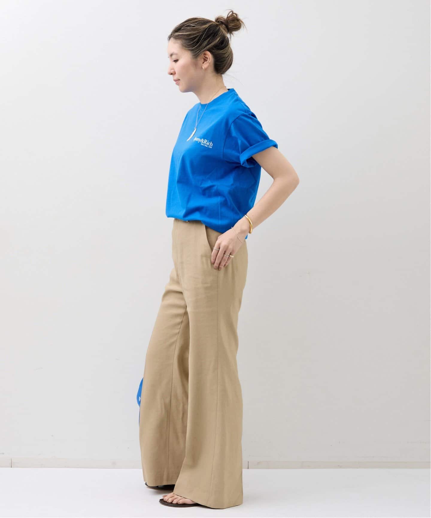 L'Appartement Lisiere Linen オーバーオール LISIERE LINEN STRETCH PANTS（スラックス）｜L'Appartement