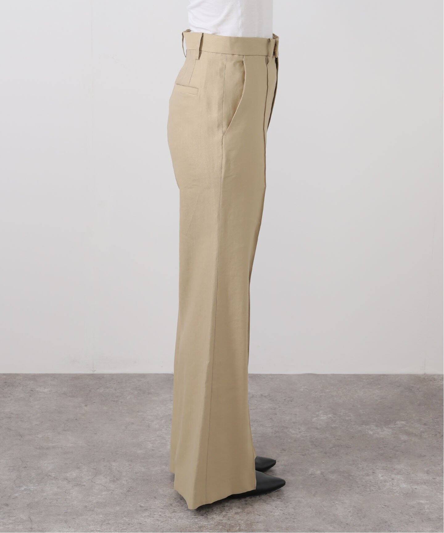 L'APPARTEMENT Lisiere パンツ LISIERE LINEN STRETCH PANTS（スラックス）｜L'Appartement