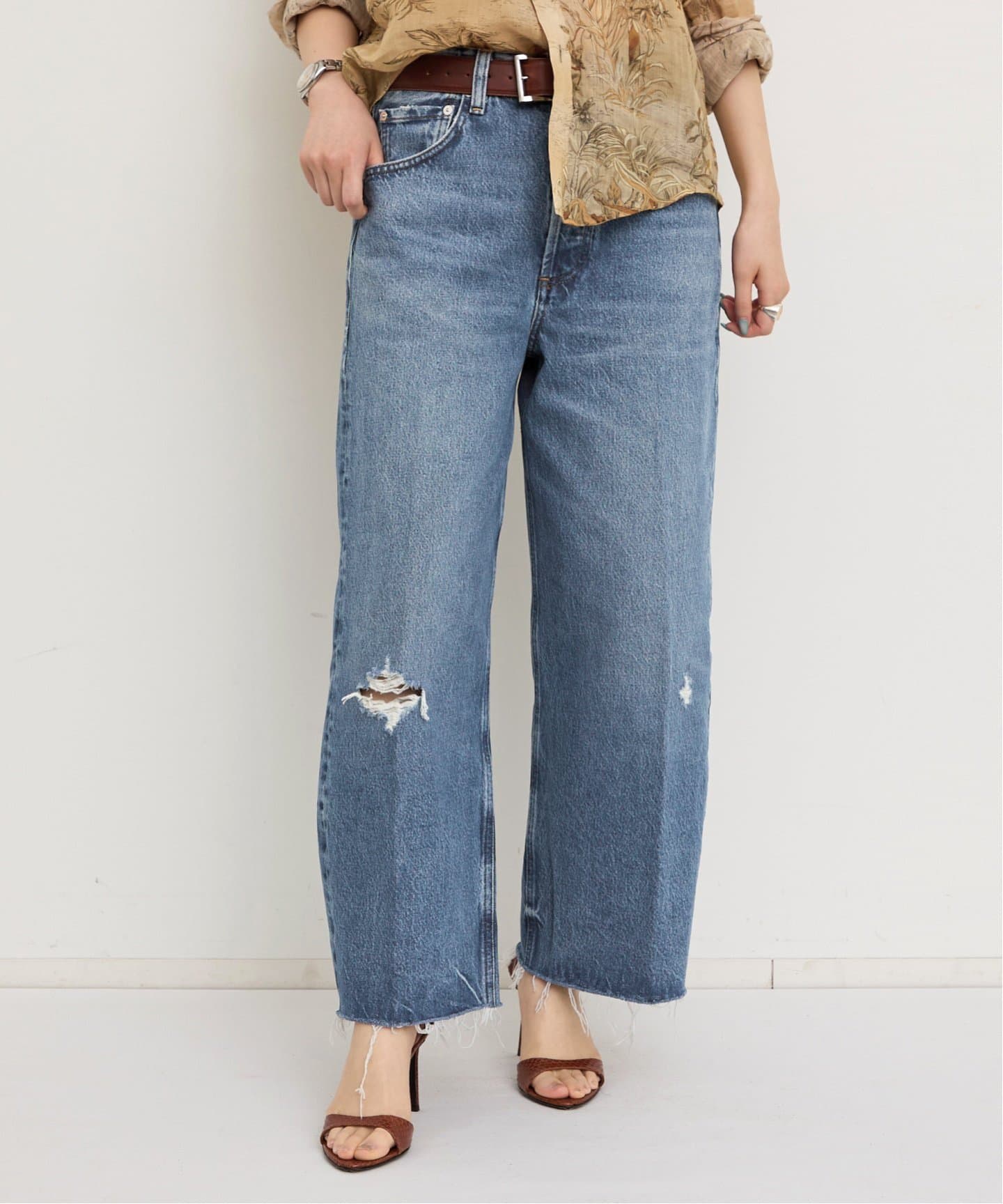 シチズンズ・オブ・ヒューマニティAYLA RAW HEM CROP B CITIZENS of HUMANITY/シチズンズ オブ ヒューマニティ】AYLA RAW HEM