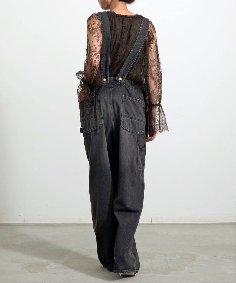 ATTICK BY JOHNBULL/アティック バイ ジョンブル】 BLACK DENIM OVER 