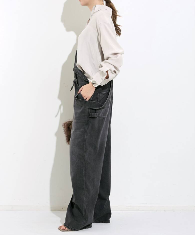 ATTICK BY JOHNBULL/アティック バイ ジョンブル】 BLACK DENIM OVER
