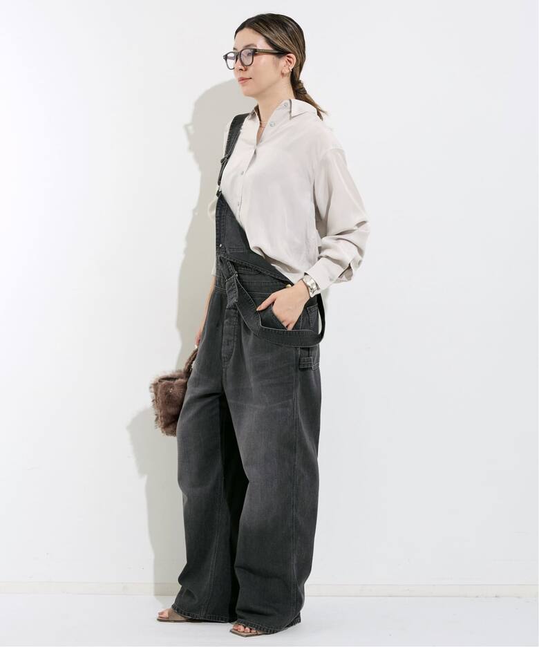 ATTICK BY JOHNBULL/アティック バイ ジョンブル】 BLACK DENIM OVER 