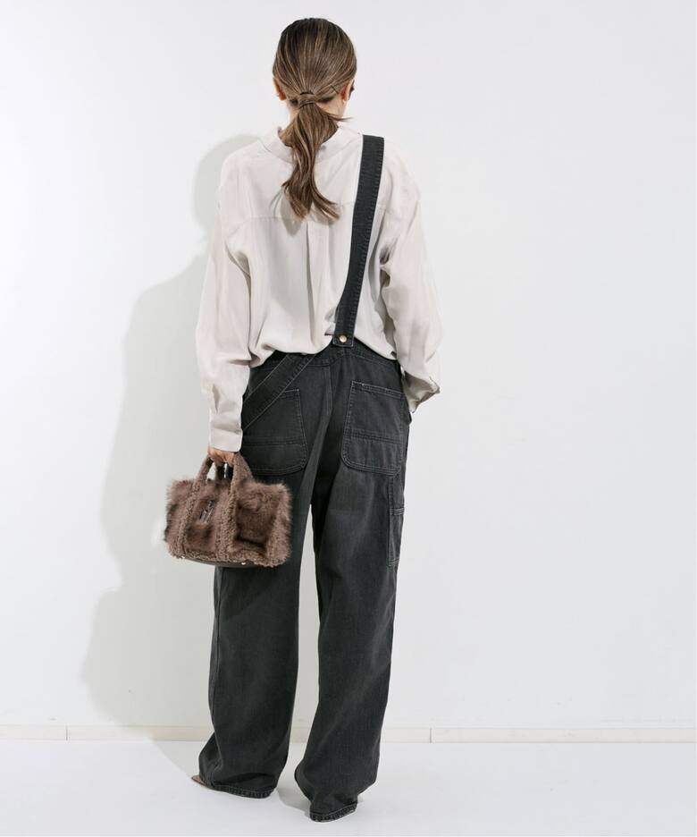 ATTICK BY JOHNBULL/アティック バイ ジョンブル】 BLACK DENIM OVER  