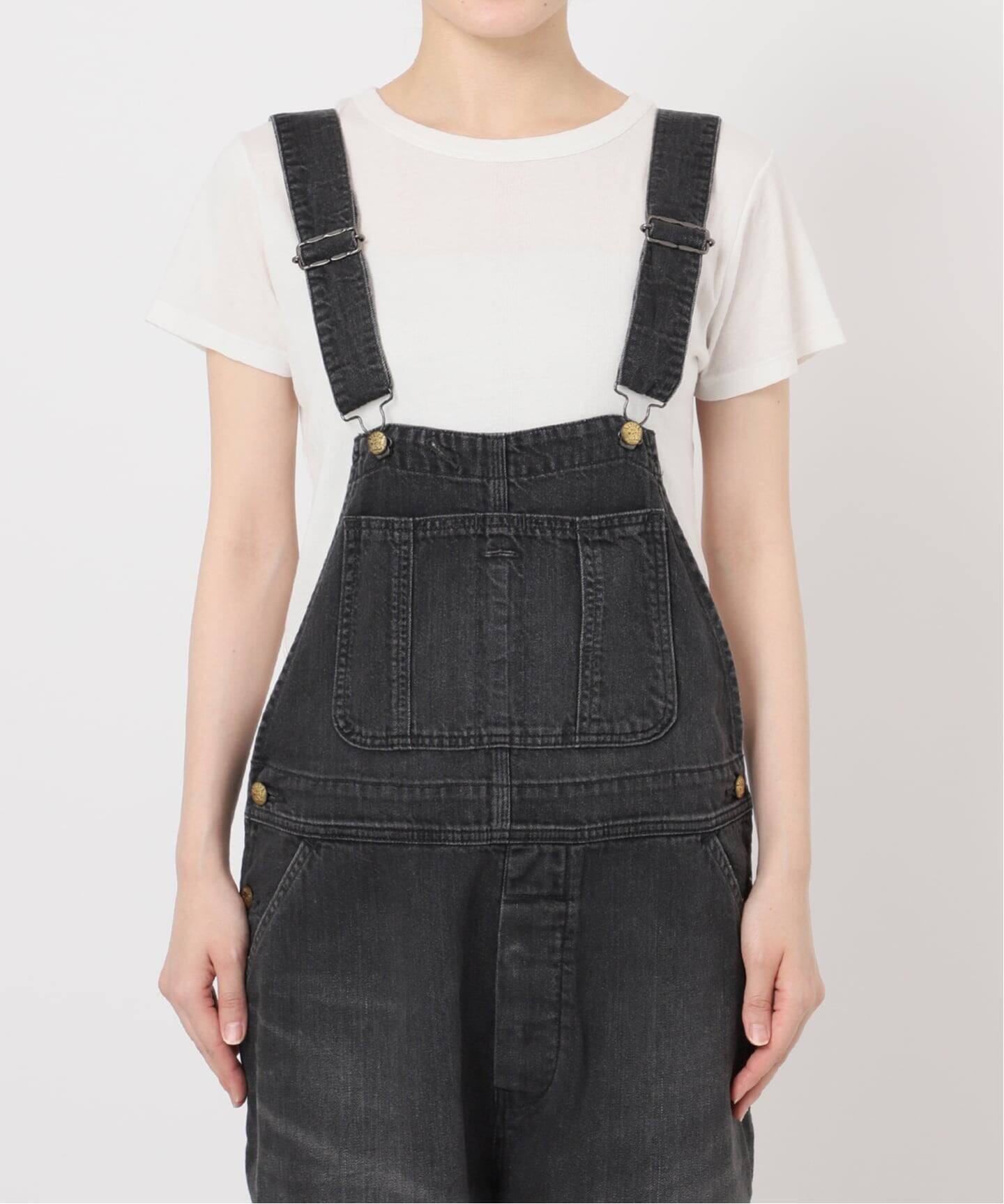 ATTICK BY JOHNBULL/ アティック バイ ジョンブル】サロペット ATTICK BY JOHNBULL/アティック バイ ジョンブル】 BLACK DENIM