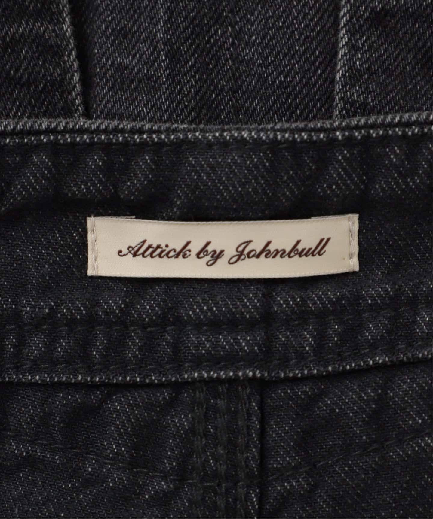 ATTICK BY JOHNBULL/アティック バイ ジョンブル】 BLACK DENIM