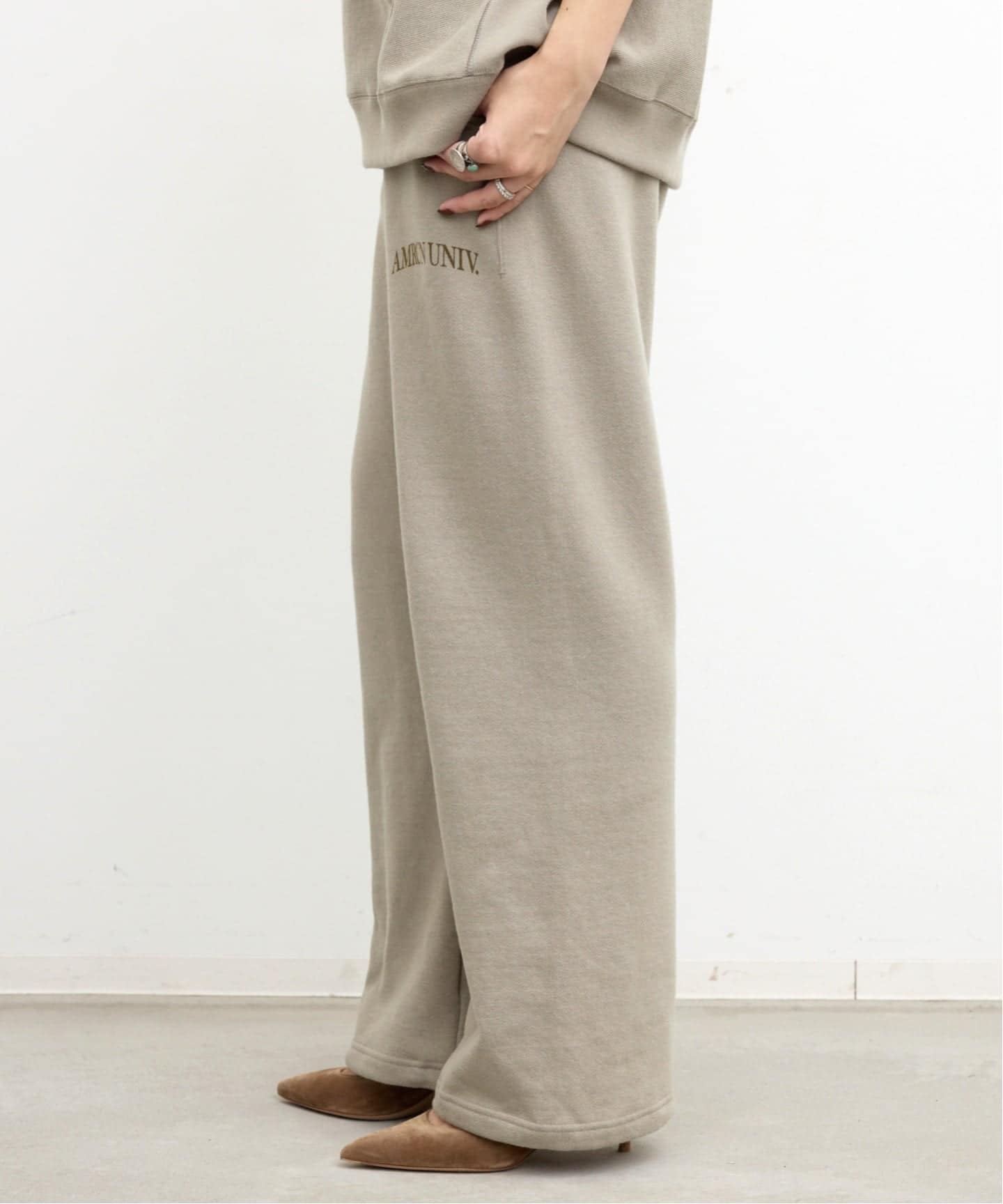 新品タグ付き アパルトモン AMERICANA/アメリカーナ ジャージーパンツ AMERICANA/アメリカーナ】 SWEAT PANTS（スウェットパンツ）｜L