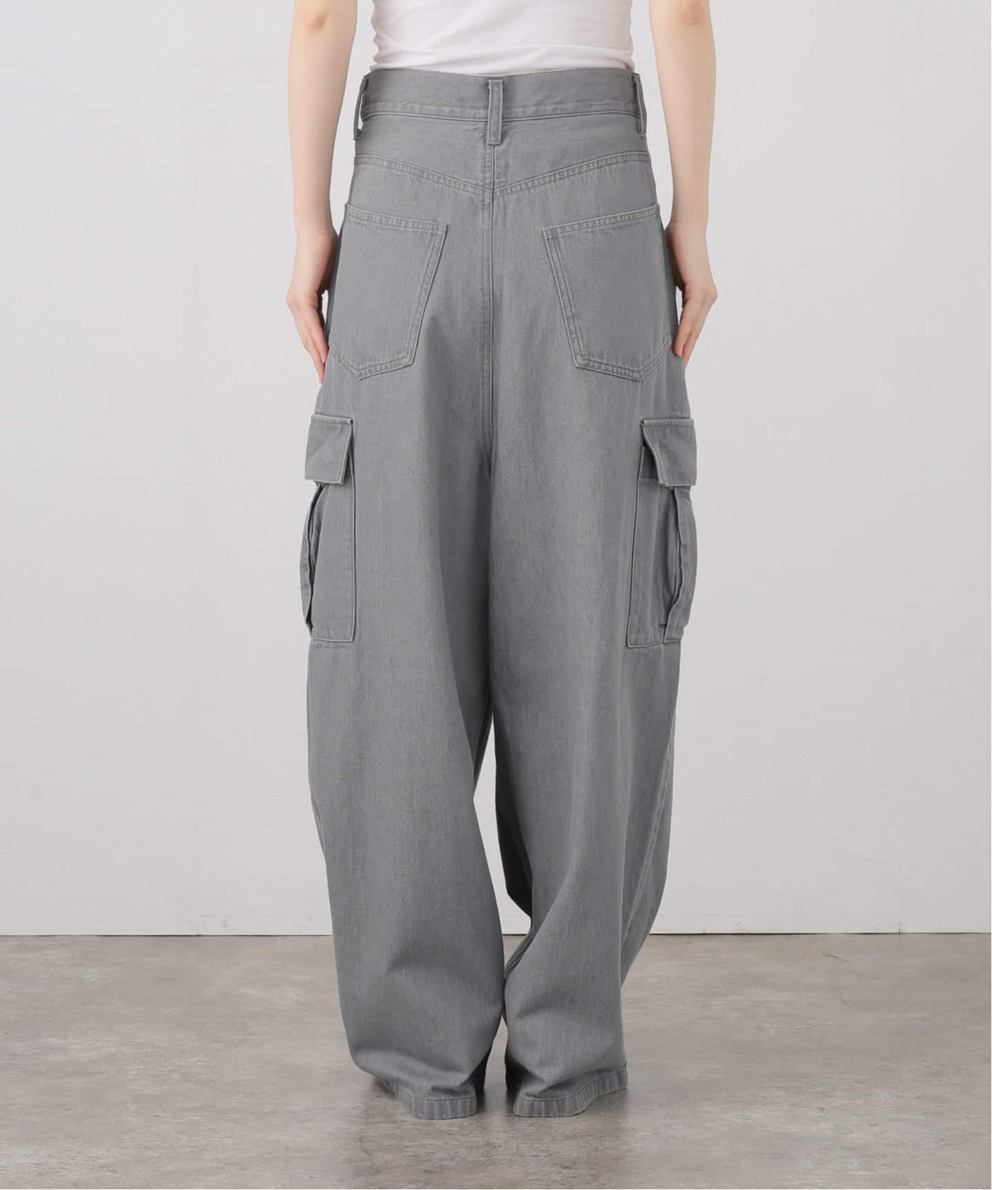 GOOD GRIEF カーゴパンツ ホワイト GOOD GRIEF!/グッド グリーフ】 RELAXED CARGO POCKET PANTS