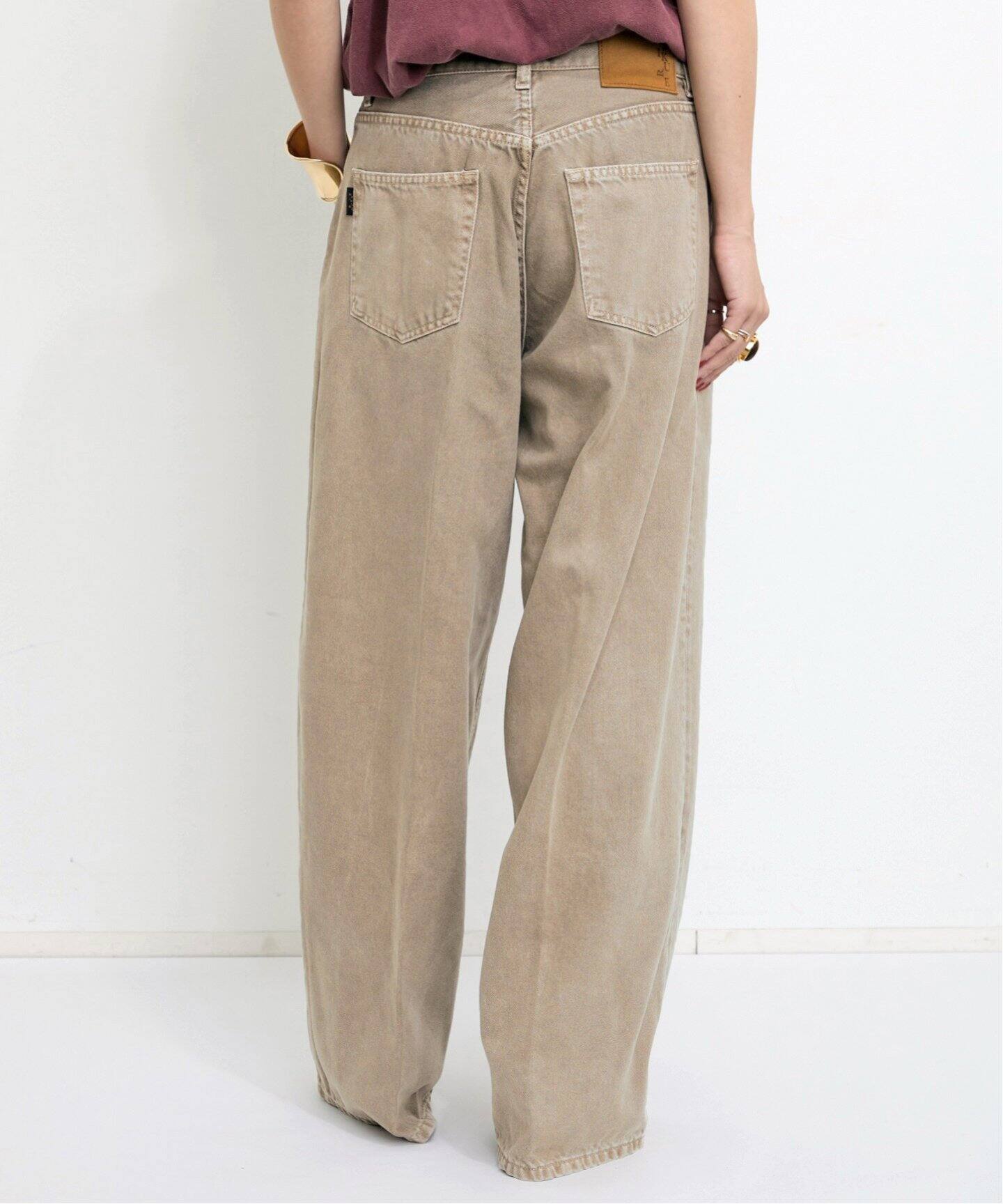 【HAIKURE/ハイクル(ハイクレ)】 BETHANY DENIMベージュ23 HAIKURE/ハイクル（ハイクレ）】 BETHANY DENIM（デニムパンツ