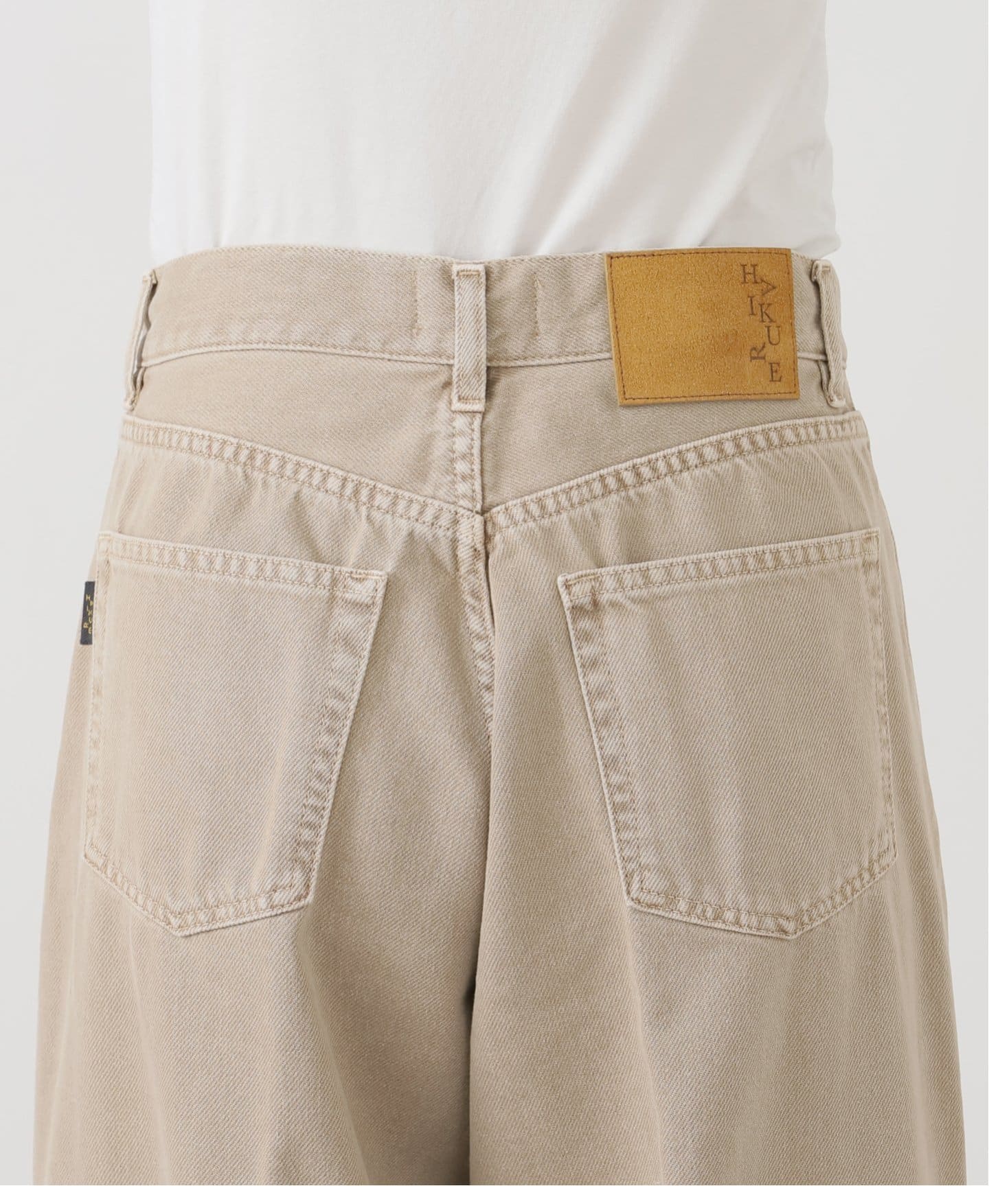 【HAIKURE/ハイクル(ハイクレ)】 BETHANY DENIMベージュ23 HAIKURE/ハイクル(ハイクレ)】 BETHANY DENIM（デニムパンツ