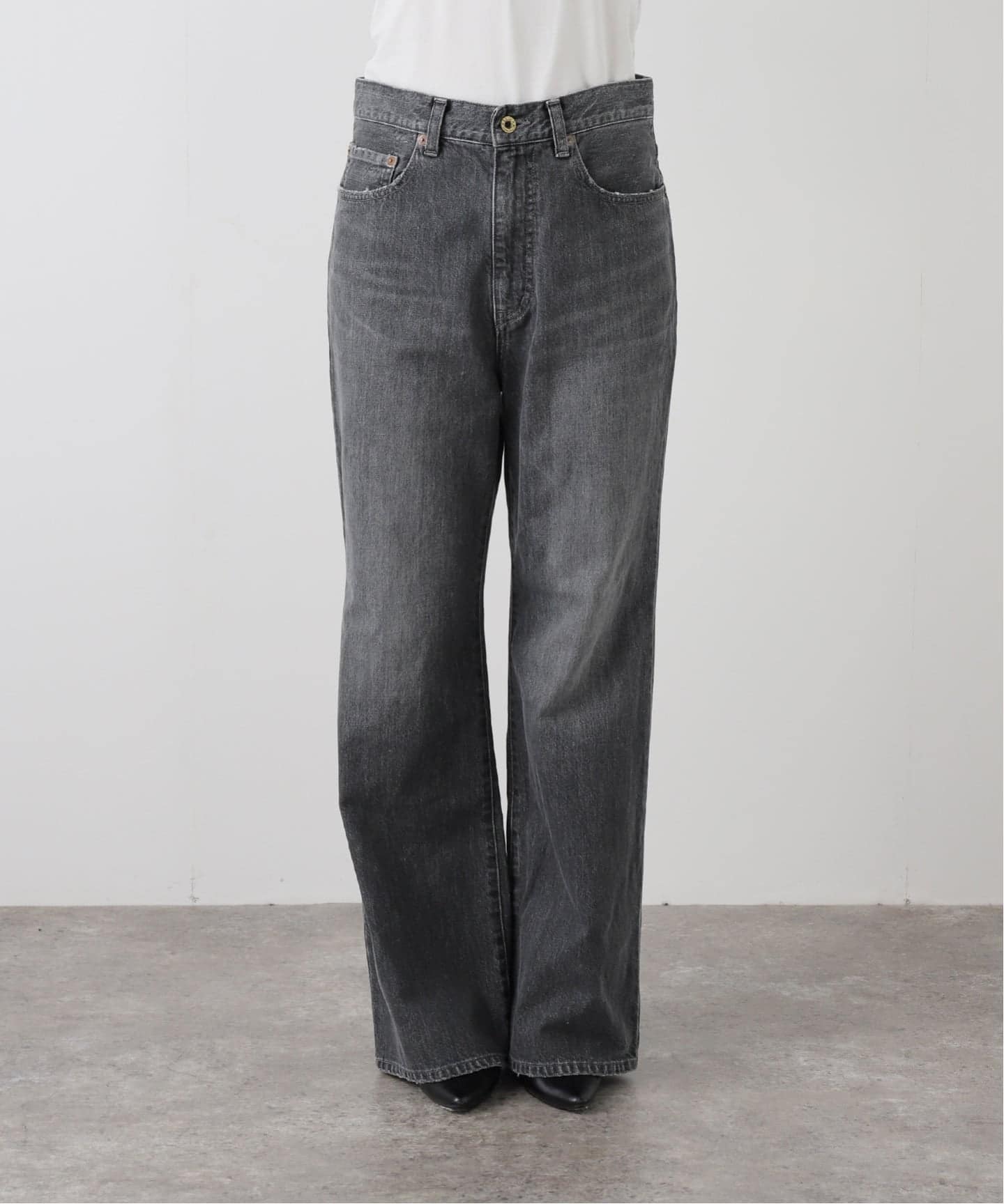 ATTICK BY JOHNBULL/アティック バイ ジョンブル】 LOOSE FLARE DENIM