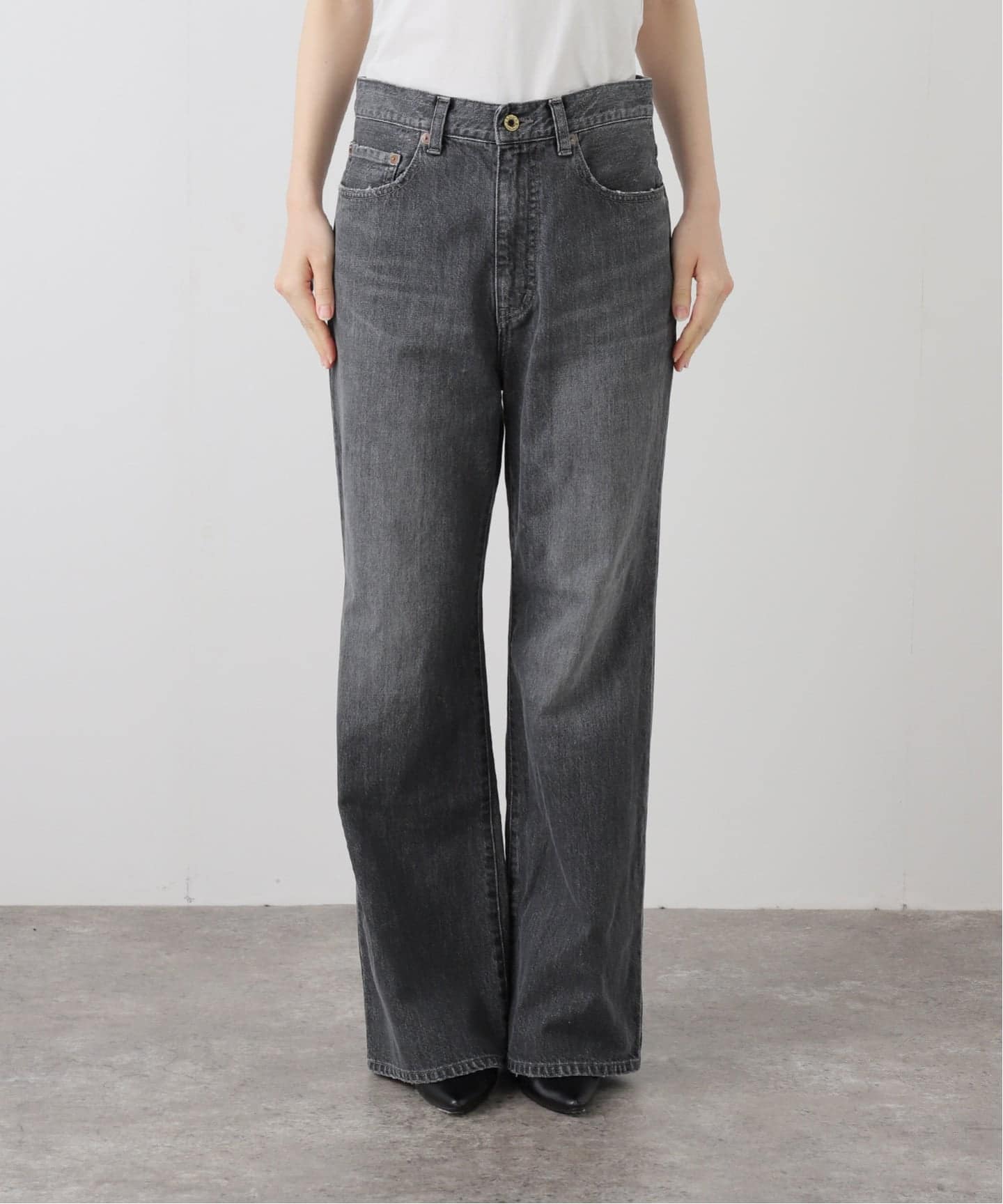 ATTICK BY JOHNBULL/アティック バイ ジョンブル】 LOOSE FLARE DENIM