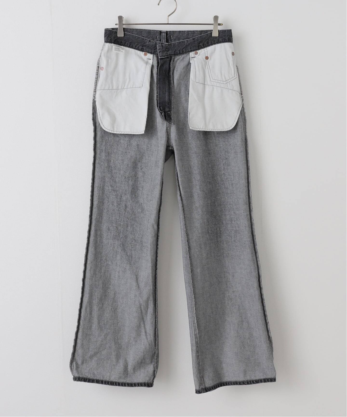 パンツ ATTICK BY JOHNBULL/FLARE DENIM ATTICK BY JOHNBULL/アティック バイ ジョンブル】 FLARE DENIM