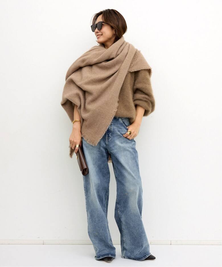 GOOD GRIEF!/グッド グリーフ】 GENTLE FORK WIDE DENIM（デニムパンツ 