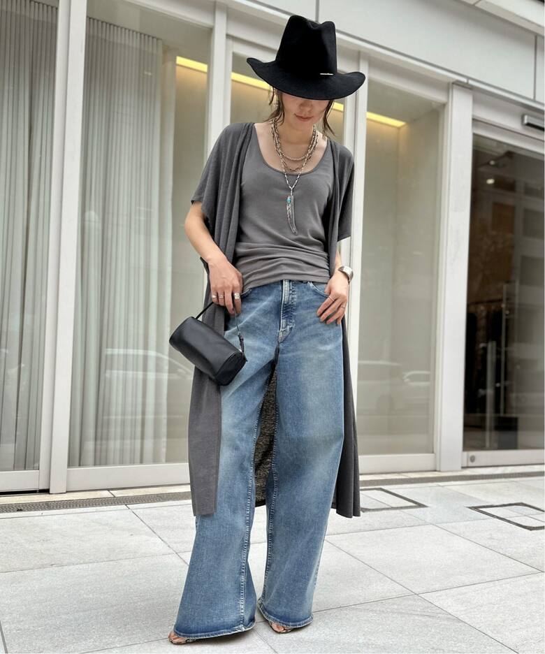 GOOD GRIEF!/グッド グリーフ】 GENTLE FORK WIDE DENIM（デニムパンツ  