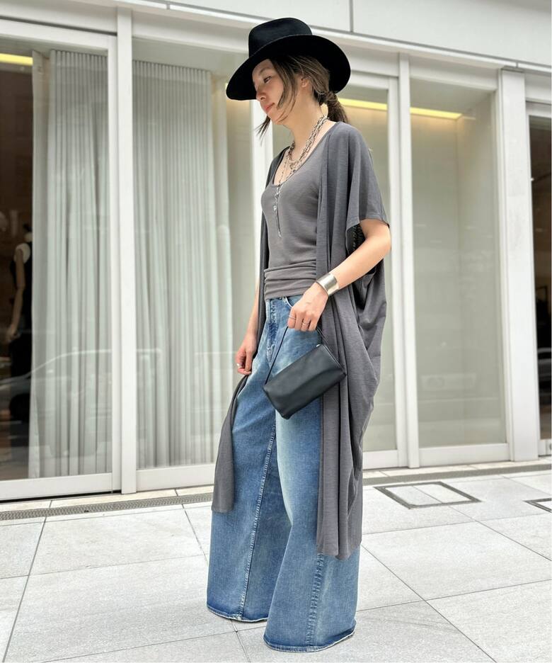 GOOD GRIEF!/グッド グリーフ】 GENTLE FORK WIDE DENIM（デニムパンツ  