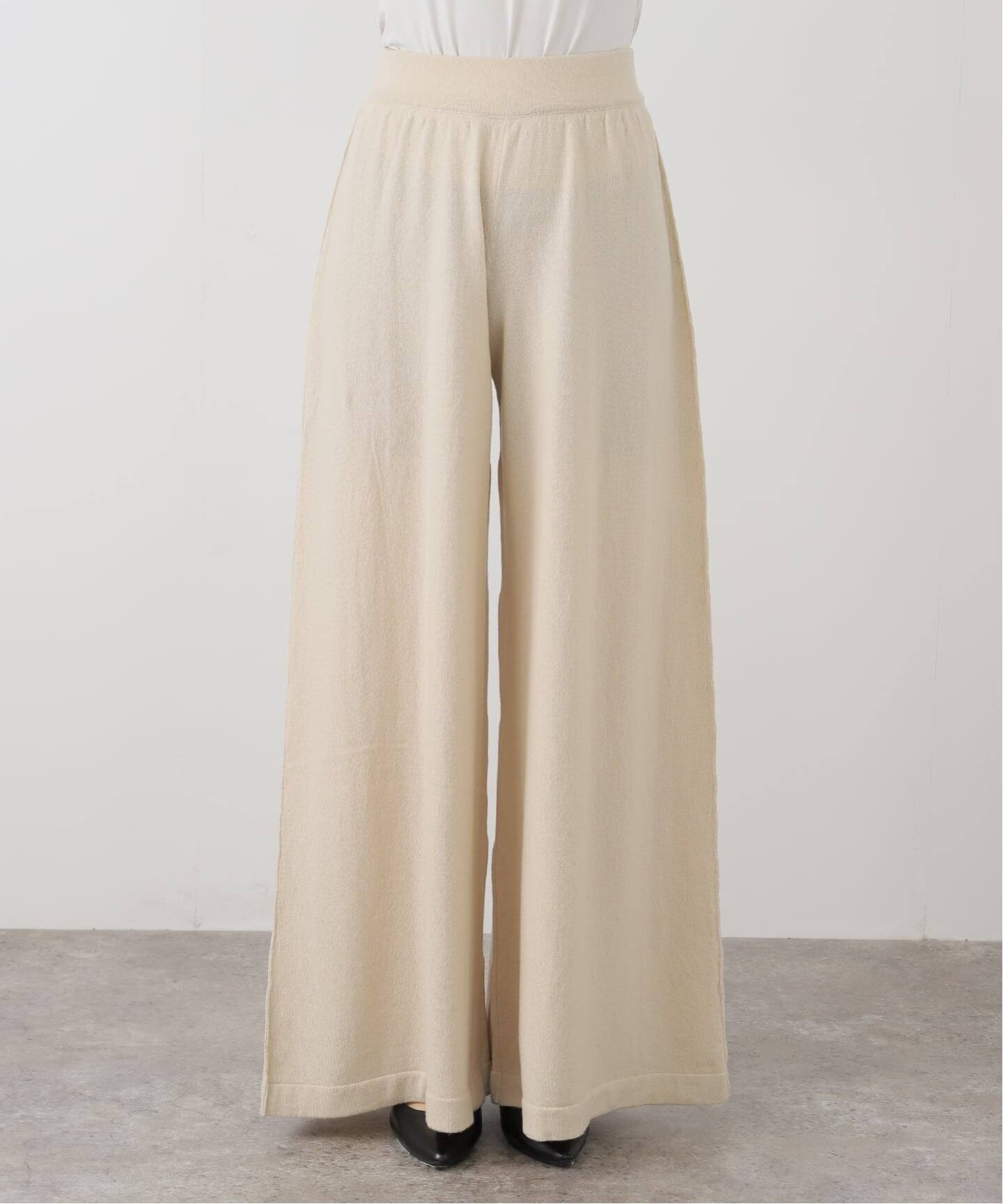 CANESSA/カネッサ】 CASHMERE KNIT PANTS（その他パンツ）｜L