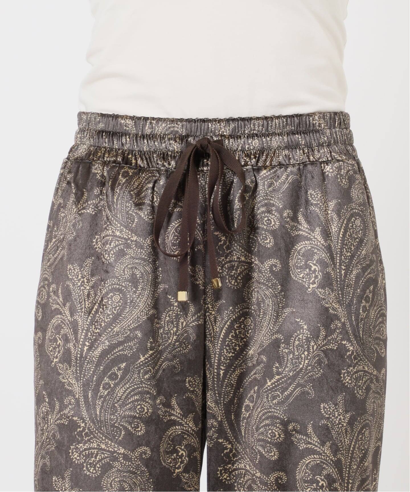 COUTURE D'ADAM/クチュールドアダム】 Paisley Dress Easy Pants