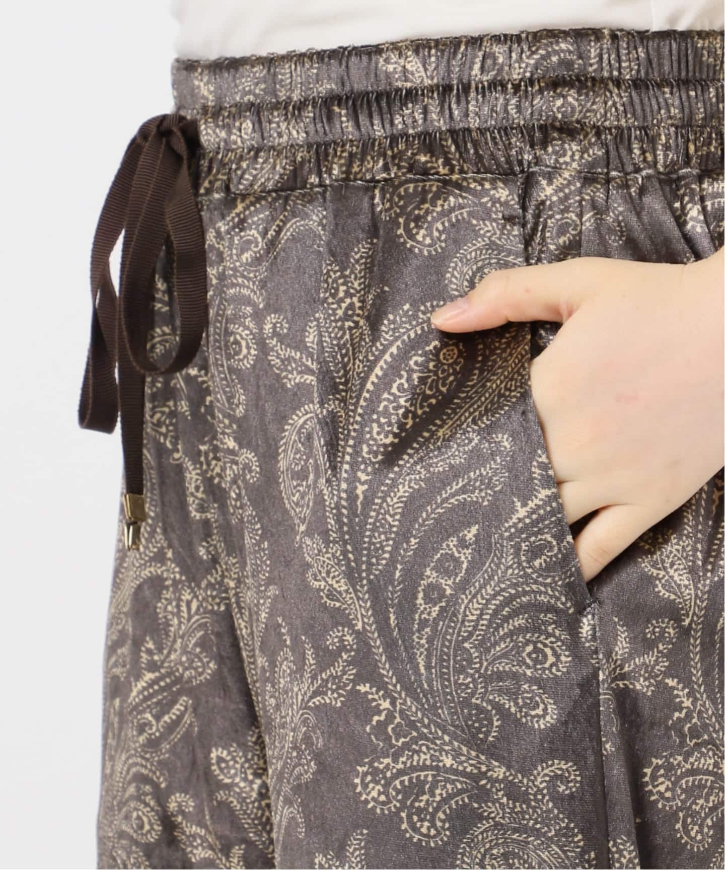 COUTURE D'ADAM/クチュールドアダム】 Paisley Dress Easy Pants