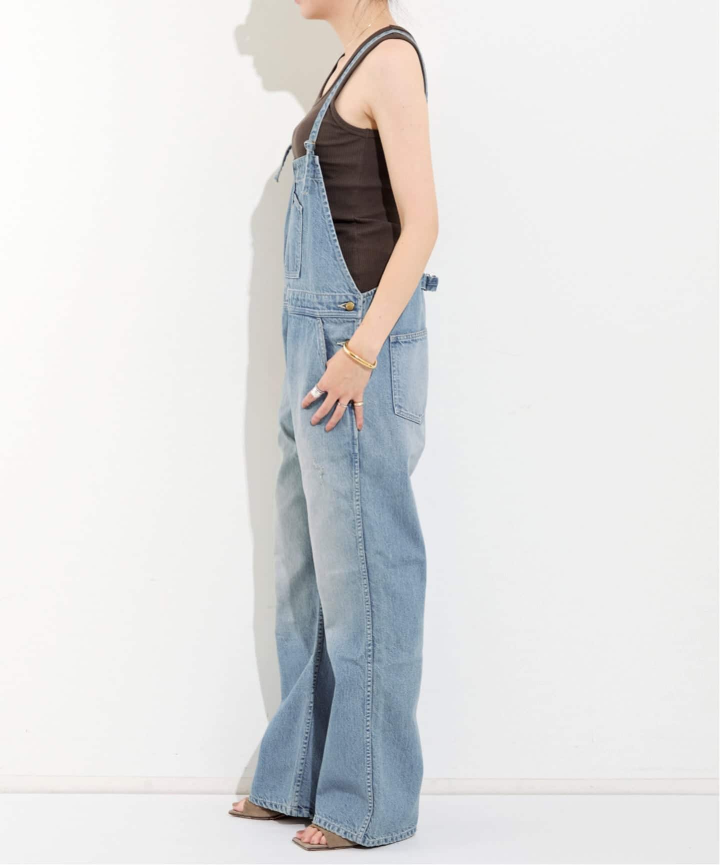 ATTICK BY JOHNBULL/ アティック バイ ジョンブル】サロペット 予約》【ATTICK BY JOHNBULL/アティック バイ ジョンブル】 BLUE