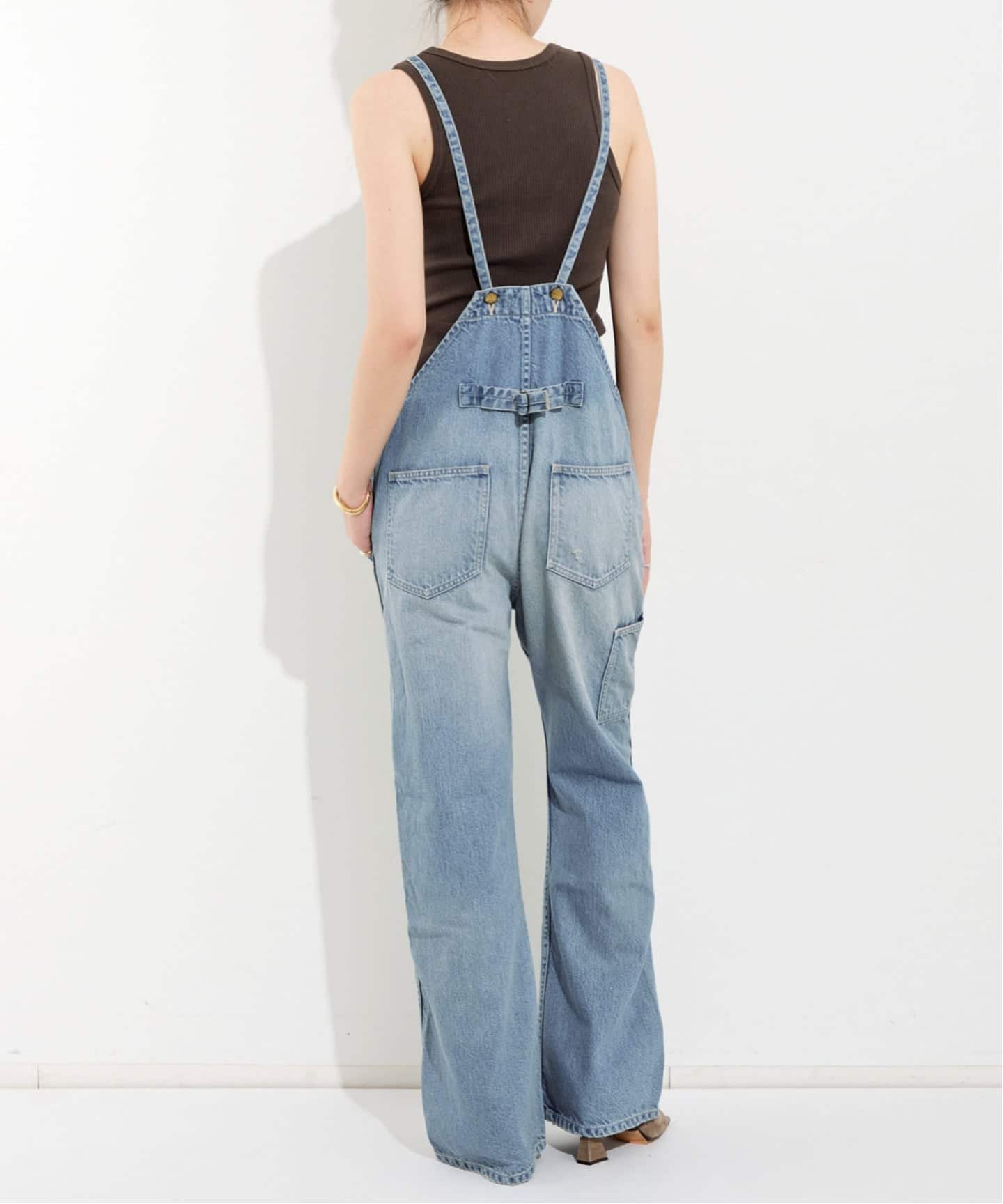 ATTICK BY JOHNBULL/ アティック バイ ジョンブル】サロペット ATTICK BY JOHNBULL/アティック バイ ジョンブル】 BLACK DENIM