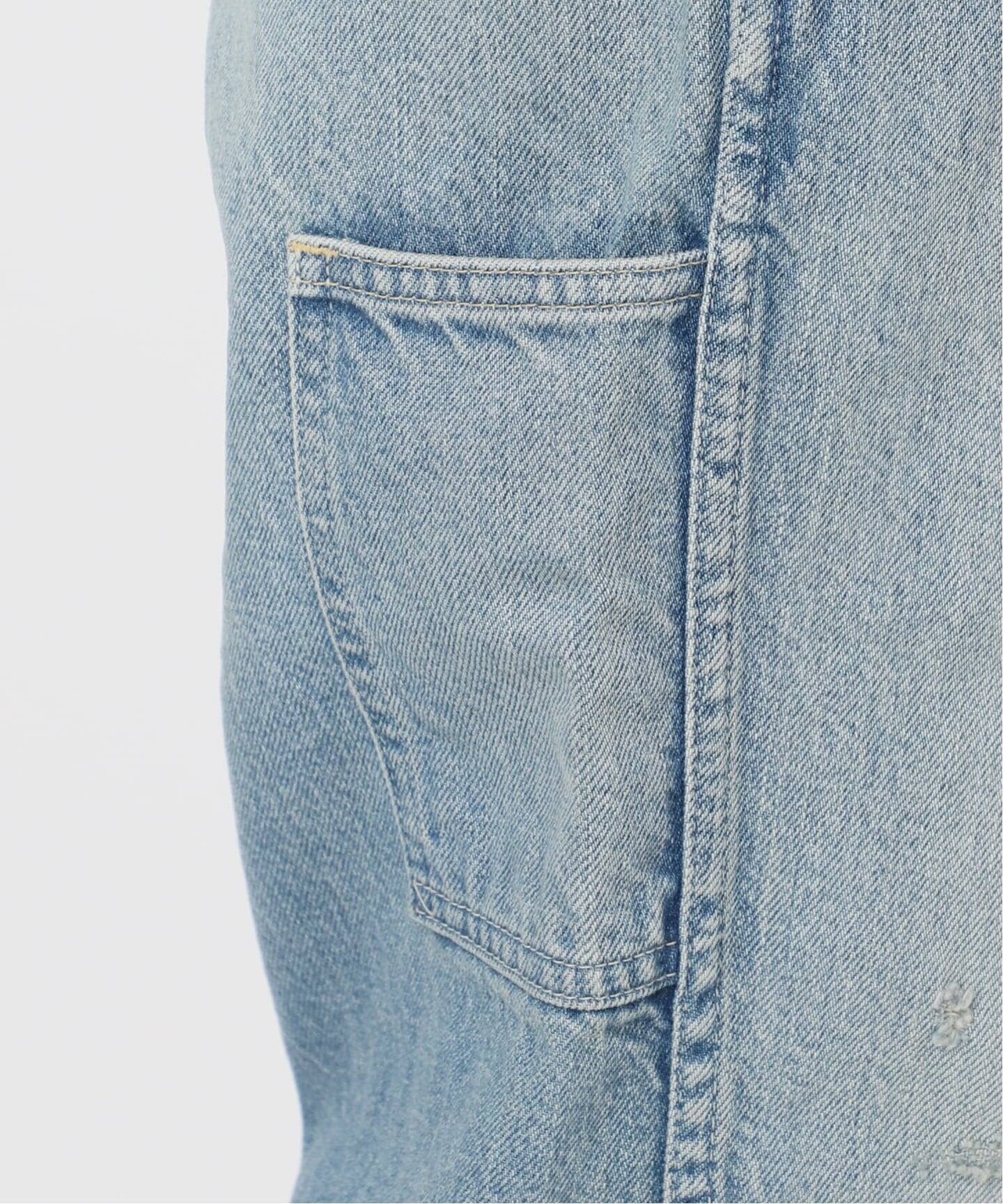 【ATTICK BY JOHNBULL】 BLUE FLARE OVER ALL ATTICK BY JOHNBULL/アティック バイ ジョンブル】 BLUE FLARE OVER