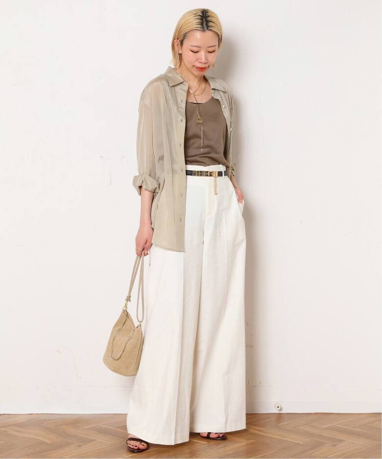 デュアルワイドパンツ（スラックス）｜AP STUDIO（エーピー  