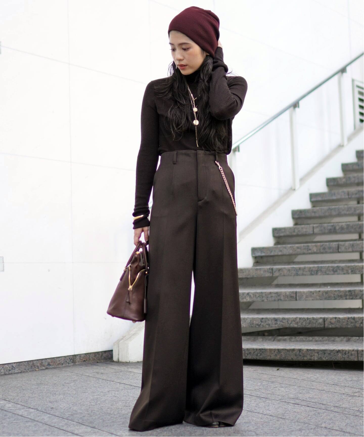 グロスカルゼパンツ（スラックス）｜AP STUDIO（エーピーストゥディオ