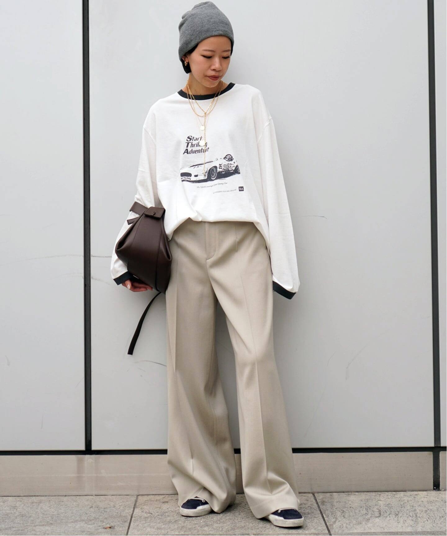 グロスカルゼパンツ（スラックス）｜AP STUDIO（エーピーストゥディオ