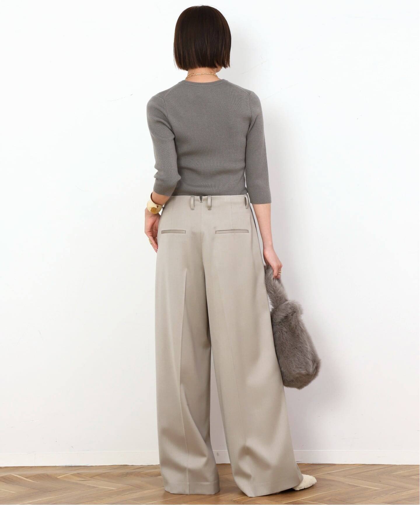 グロスカルゼパンツ（スラックス）｜AP STUDIO（エーピーストゥディオ