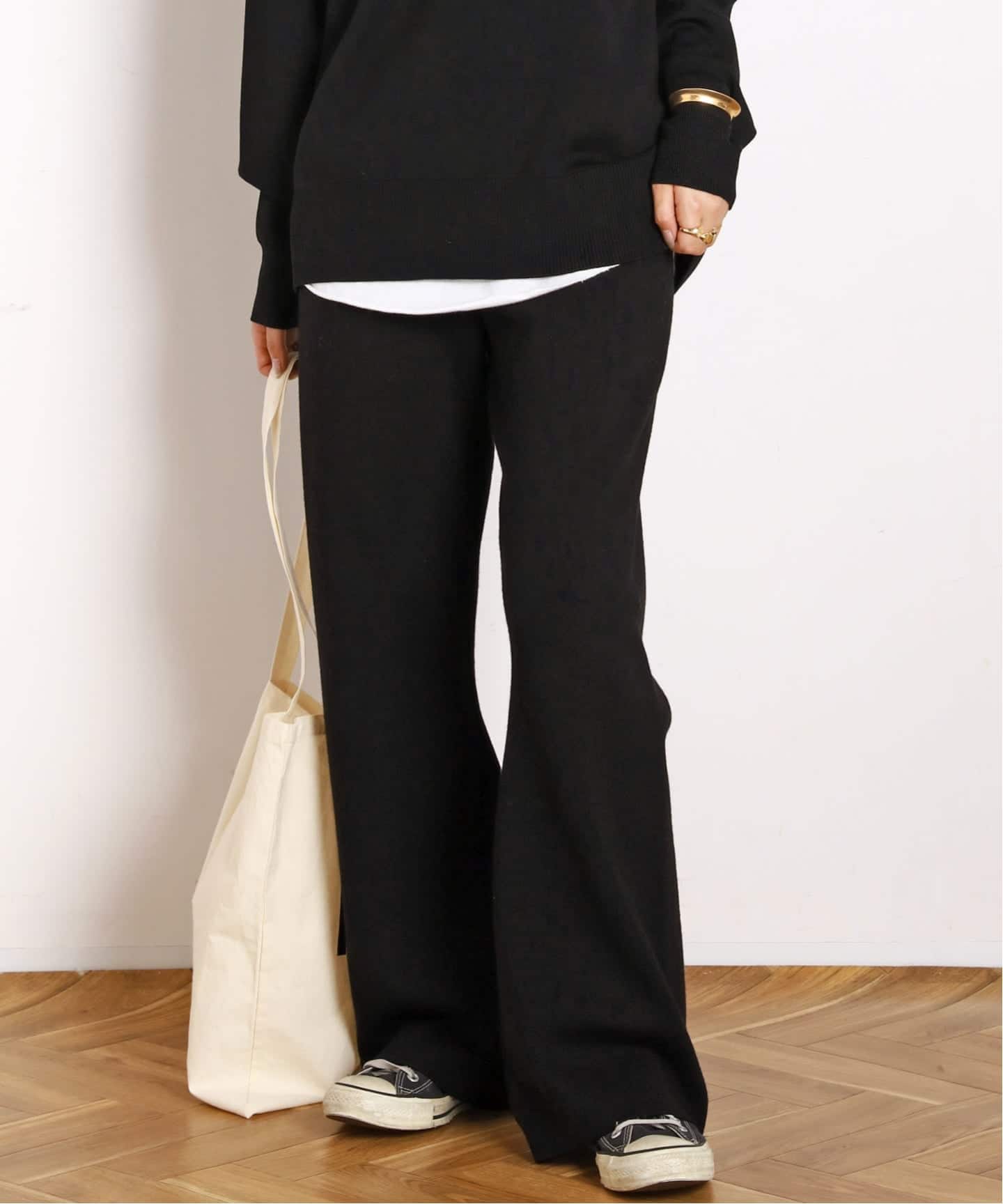 New スムージーニットパンツ（その他パンツ）｜AP STUDIO（エーピー