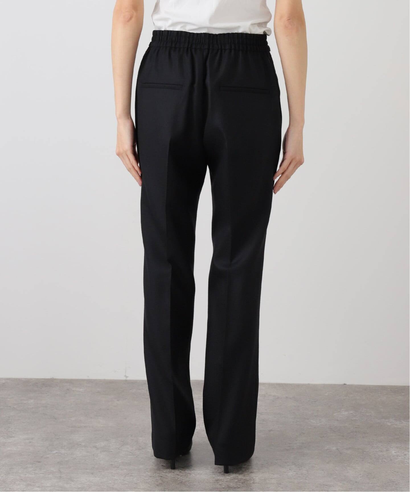 美品 AP STUDIO サキソニー ウール セミフレア パンツ 総ゴム AP STUDIO｜サキソニーウールパンツ | Rakuten Fashion(楽天