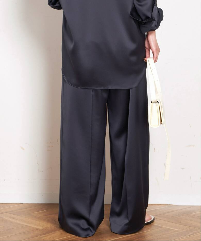 サテンプルオンパンツ（その他パンツ）｜AP STUDIO（エーピー  