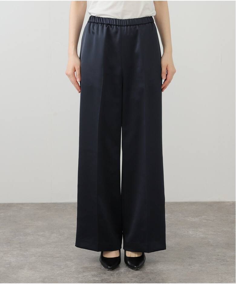 サテンプルオンパンツ（その他パンツ）｜AP STUDIO（エーピー  