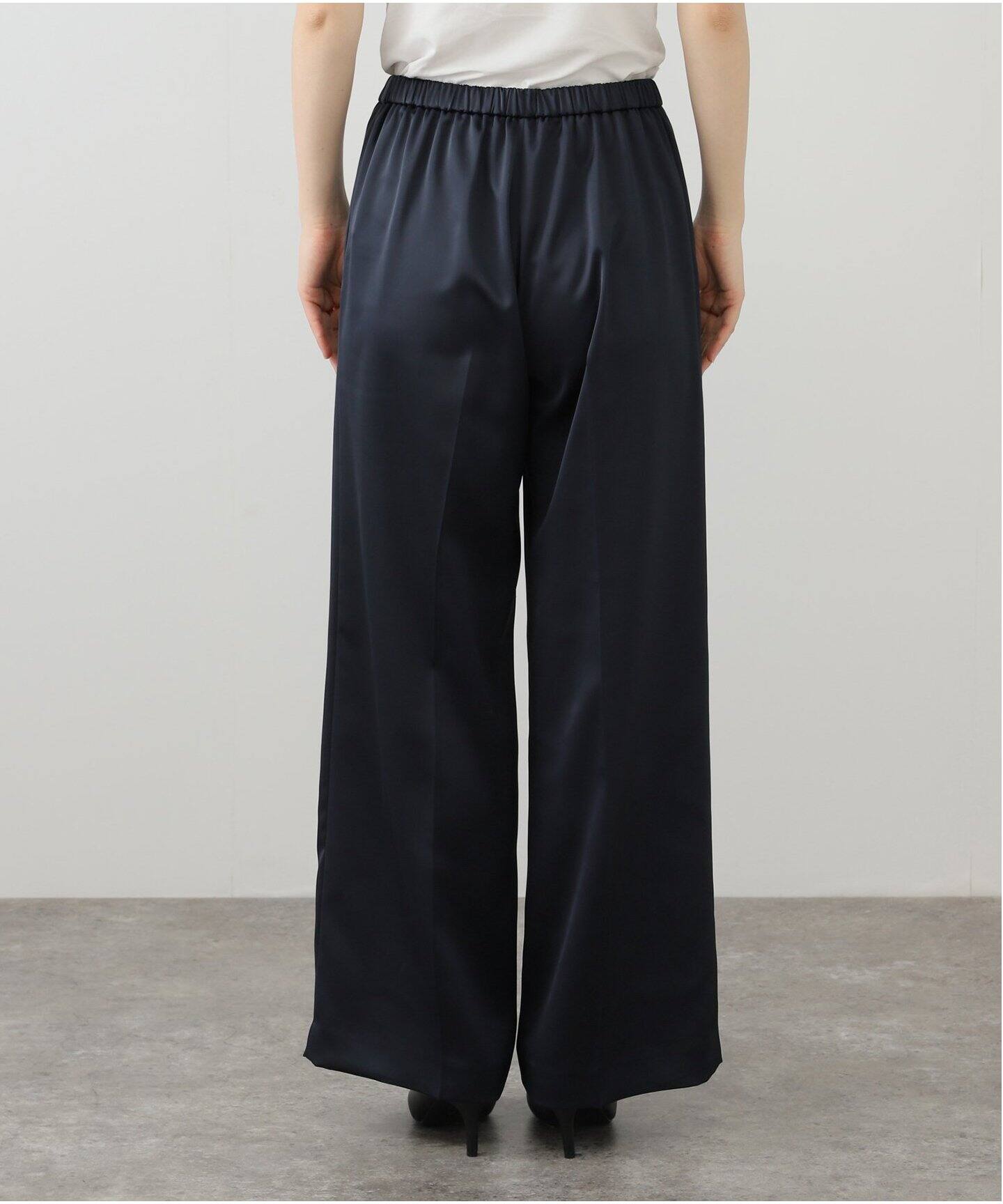 サテンプルオンパンツ（その他パンツ）｜AP STUDIO（エーピー