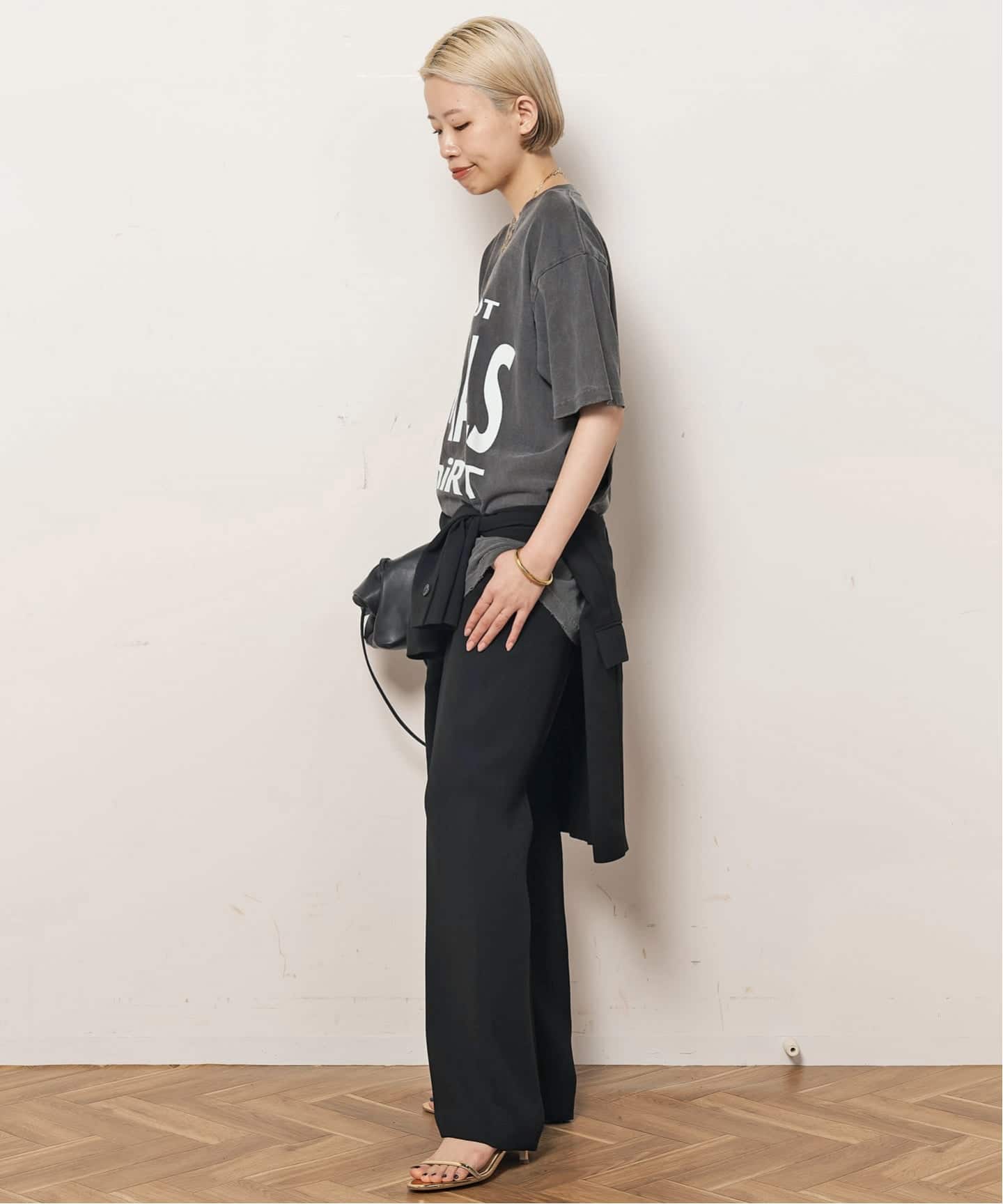 AP STUDIO エーピーストゥディオ 21SS タフタショートパンツ ジョーゼットイージーパンツ（スラックス）｜AP STUDIO