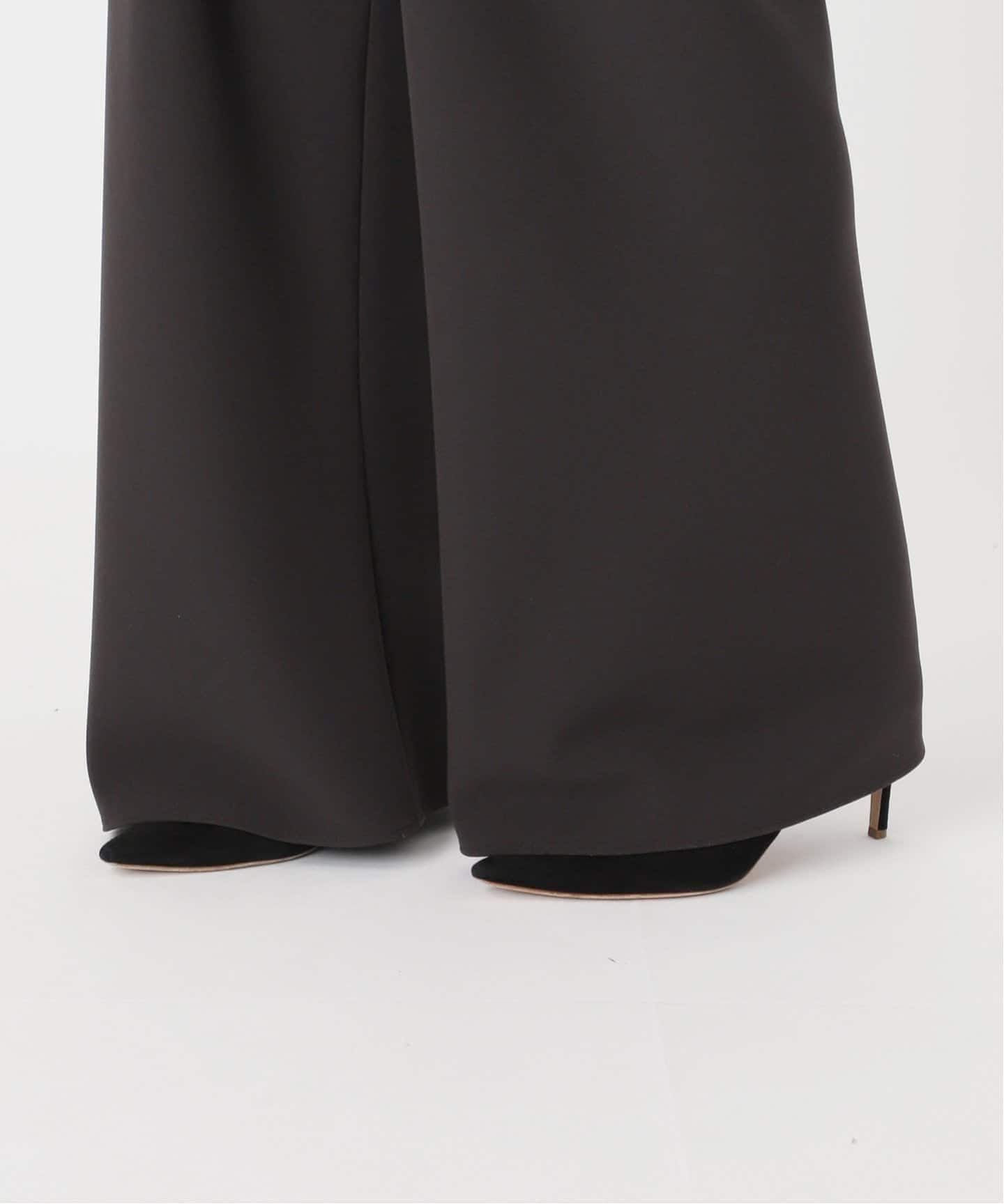 ♡美品♡APSTUDIO エラスティックパンツ 34　ブラウン エラスティックパンツ(ブラウン)（スラックス）｜AP STUDIO