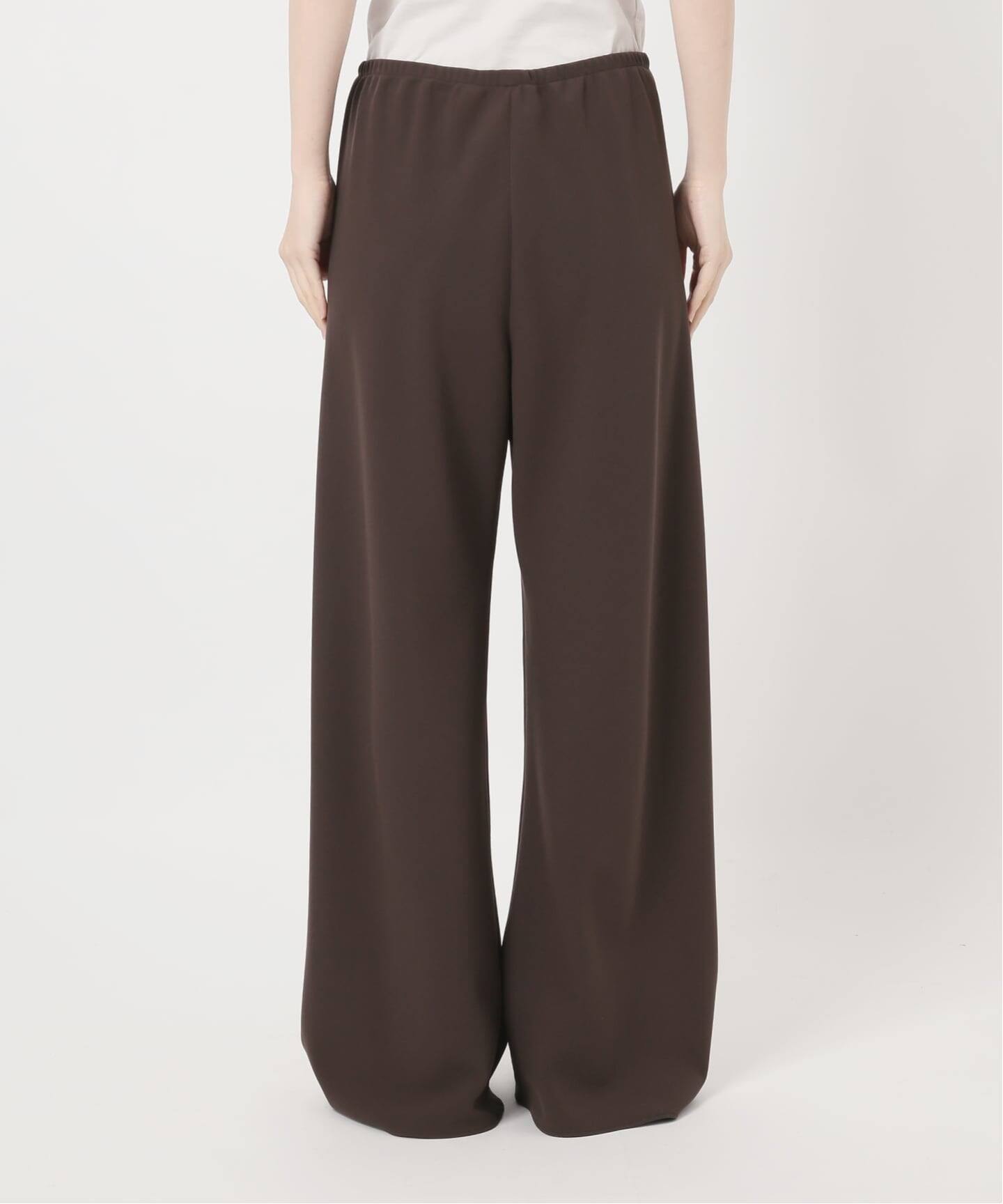 追加エラスティックパンツ(ブラウン）（スラックス）｜AP STUDIO