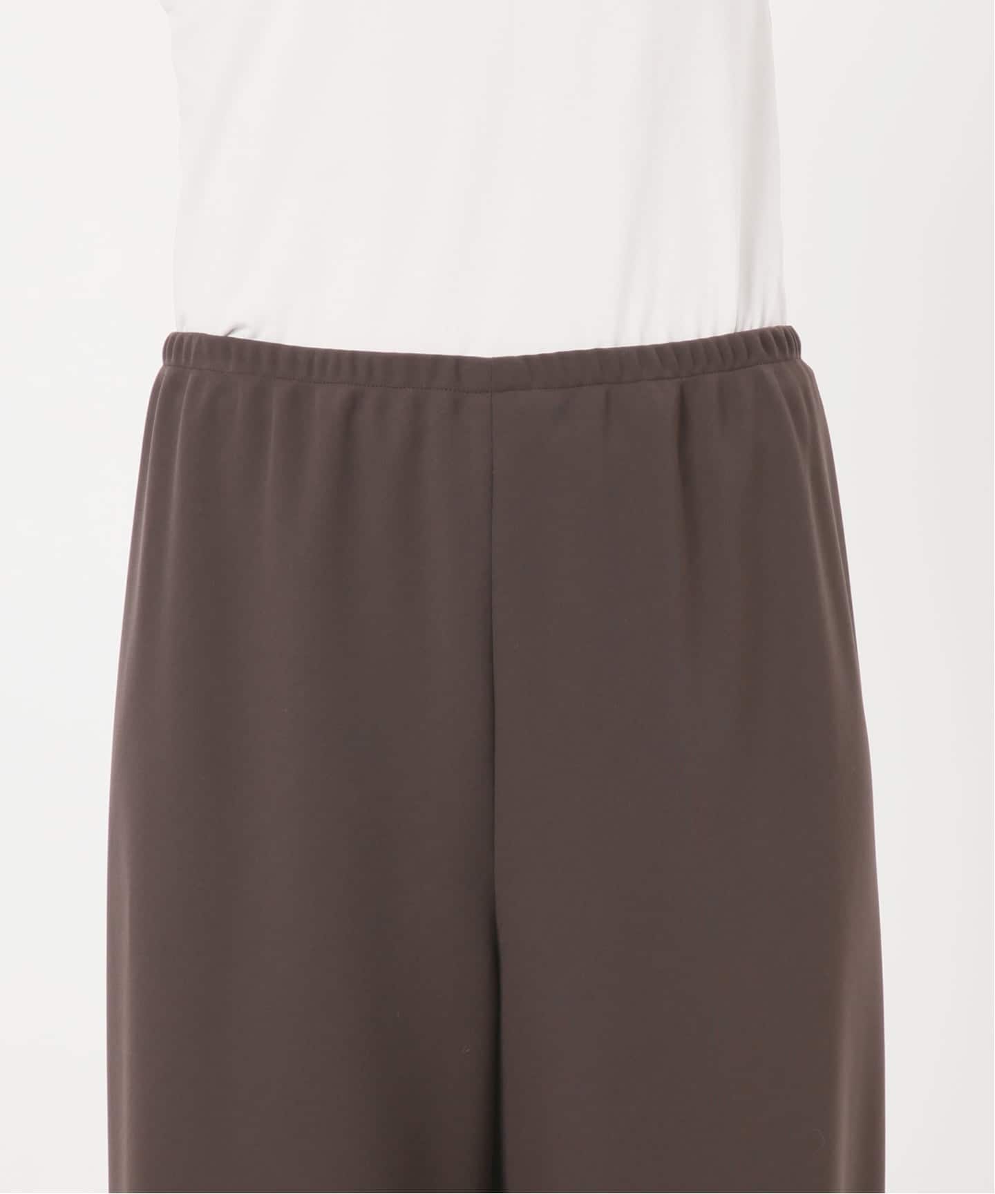 追加エラスティックパンツ(ブラウン）（スラックス）｜AP STUDIO
