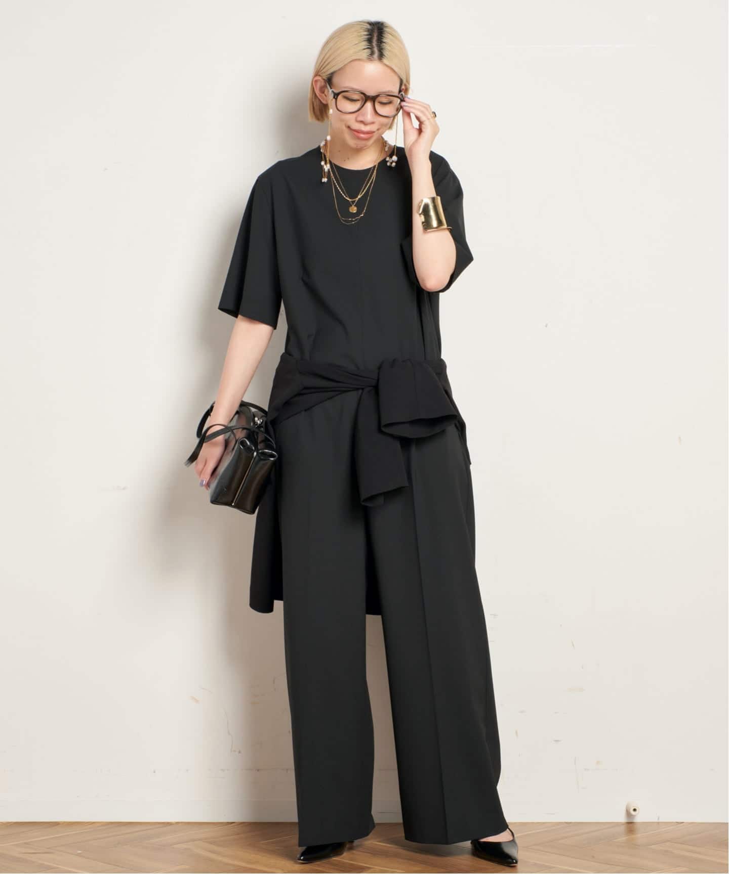 AP STUDIO ブラック オールインワン 38 AP STUDIO ブラック オールインワン 38 AP STUDIO ブラック