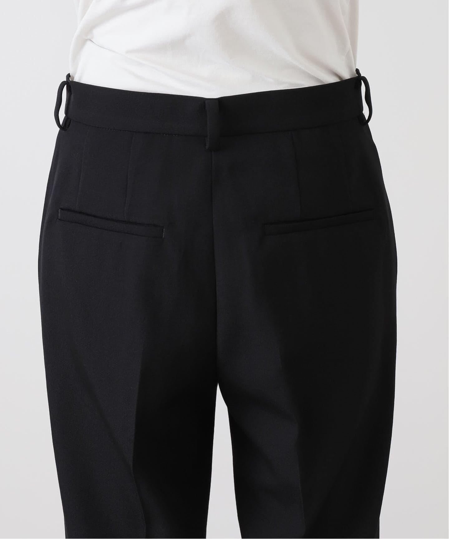 [値下げ]AP STUDIO スリムフレアパンツ　グレー　36 値下げ]AP STUDIO スリムフレアパンツ グレー 36 値下げ]AP