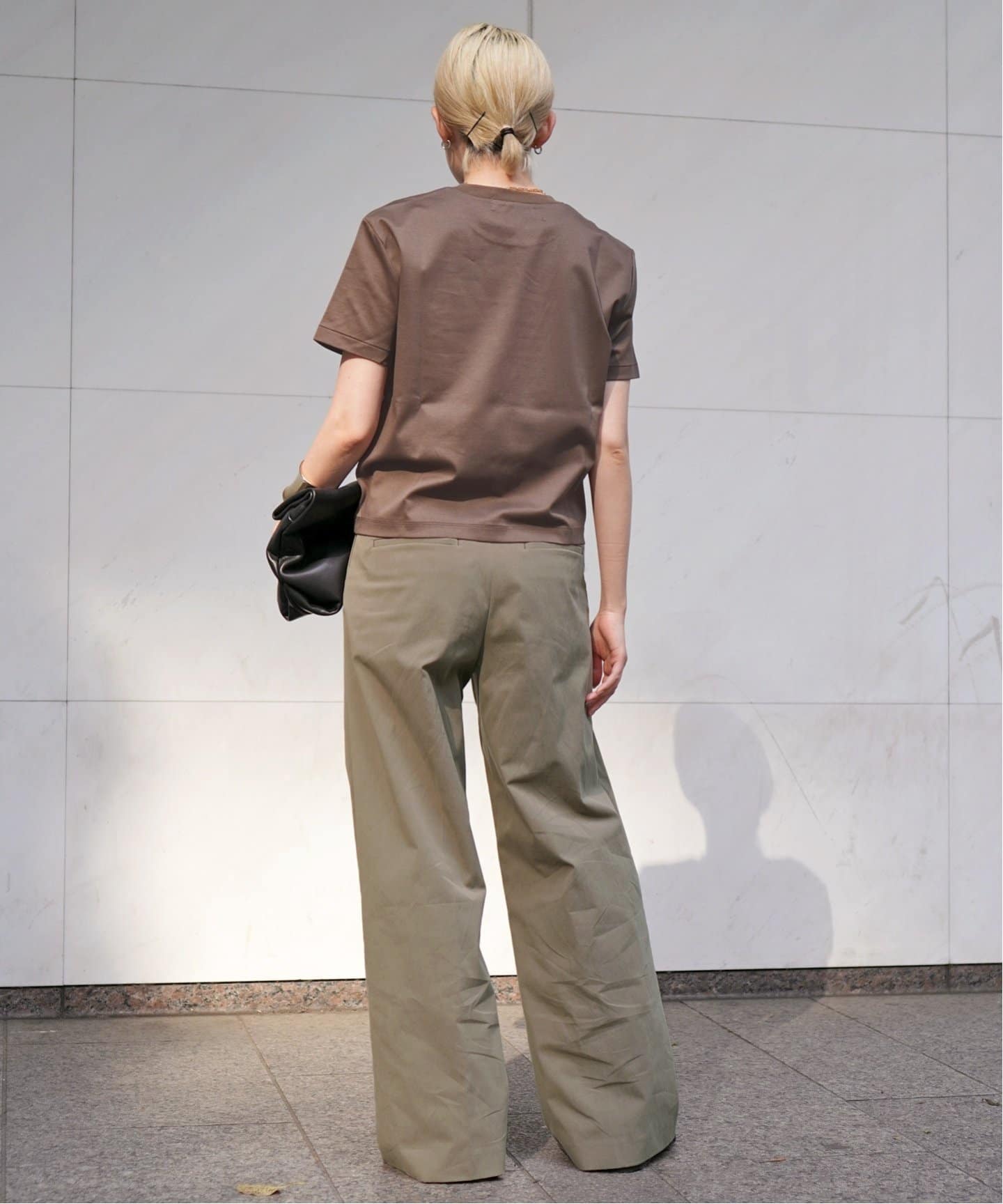 コットンナイロンワイドパンツ（その他パンツ）｜AP STUDIO