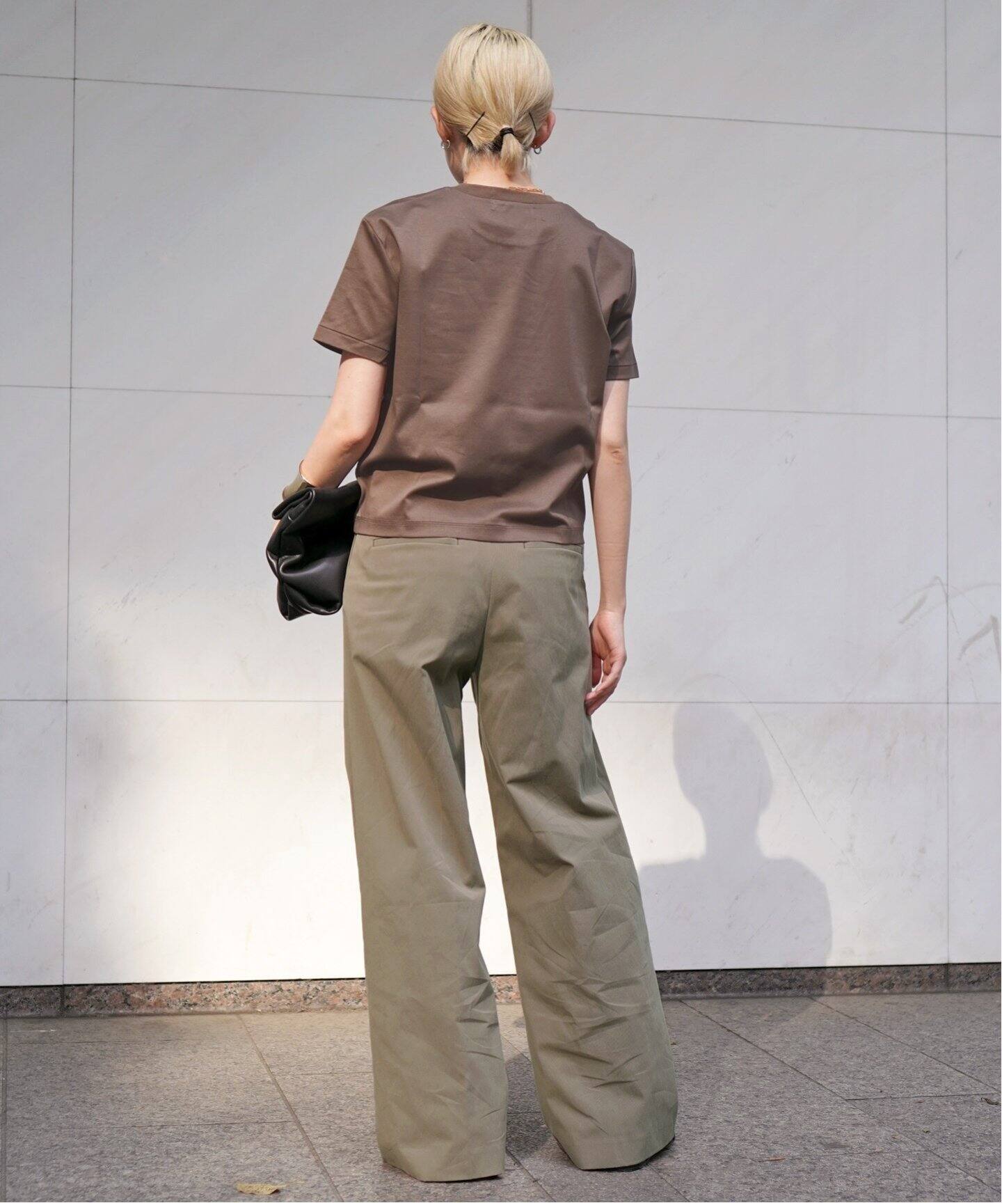 コットンナイロンワイドパンツ（その他パンツ）｜AP STUDIO（エーピー