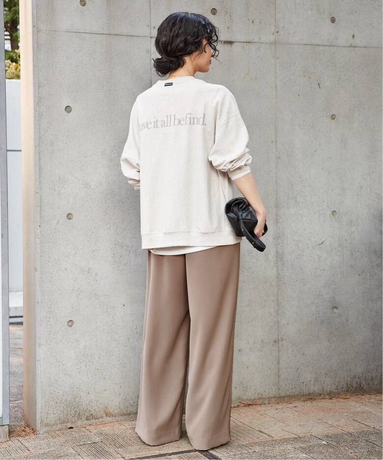 エーピーストゥディオ AP STUDIO エラスティックパンツ ワイド  