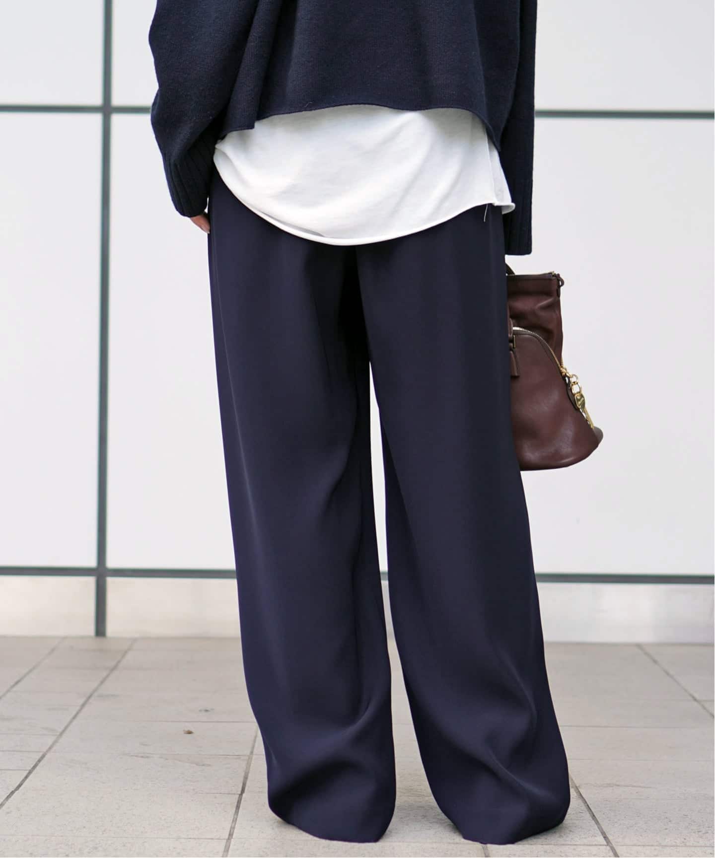 AP STUDIO T/R Wide slacks ワイドスラックス　36 AP STUDIO T/R Wide slacks ワイドスラックス 36