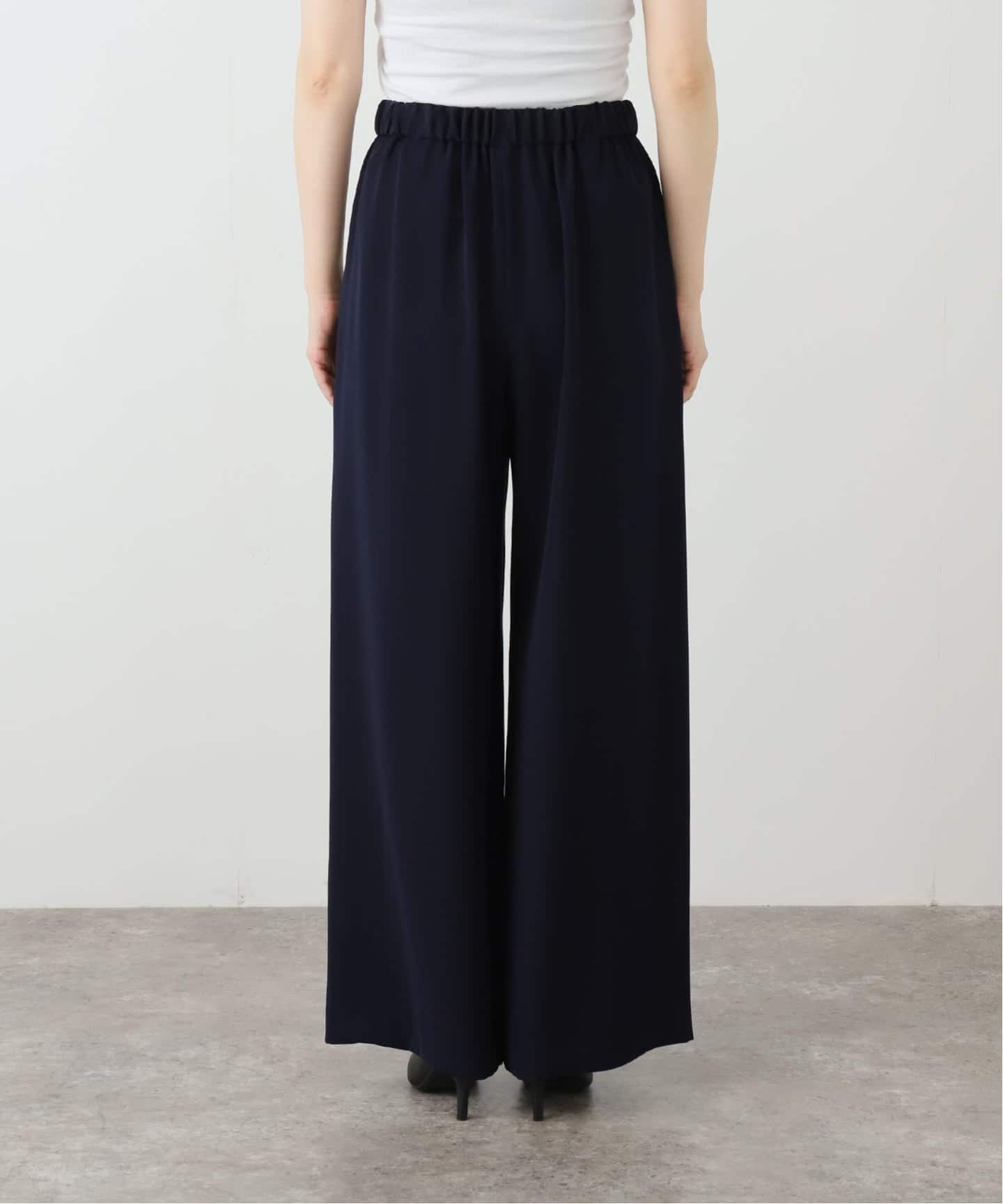 〈AP STUDIO〉コットンナイロンワイドパンツ/38 コットンナイロンワイドパンツ（その他パンツ）｜AP STUDIO（エーピー