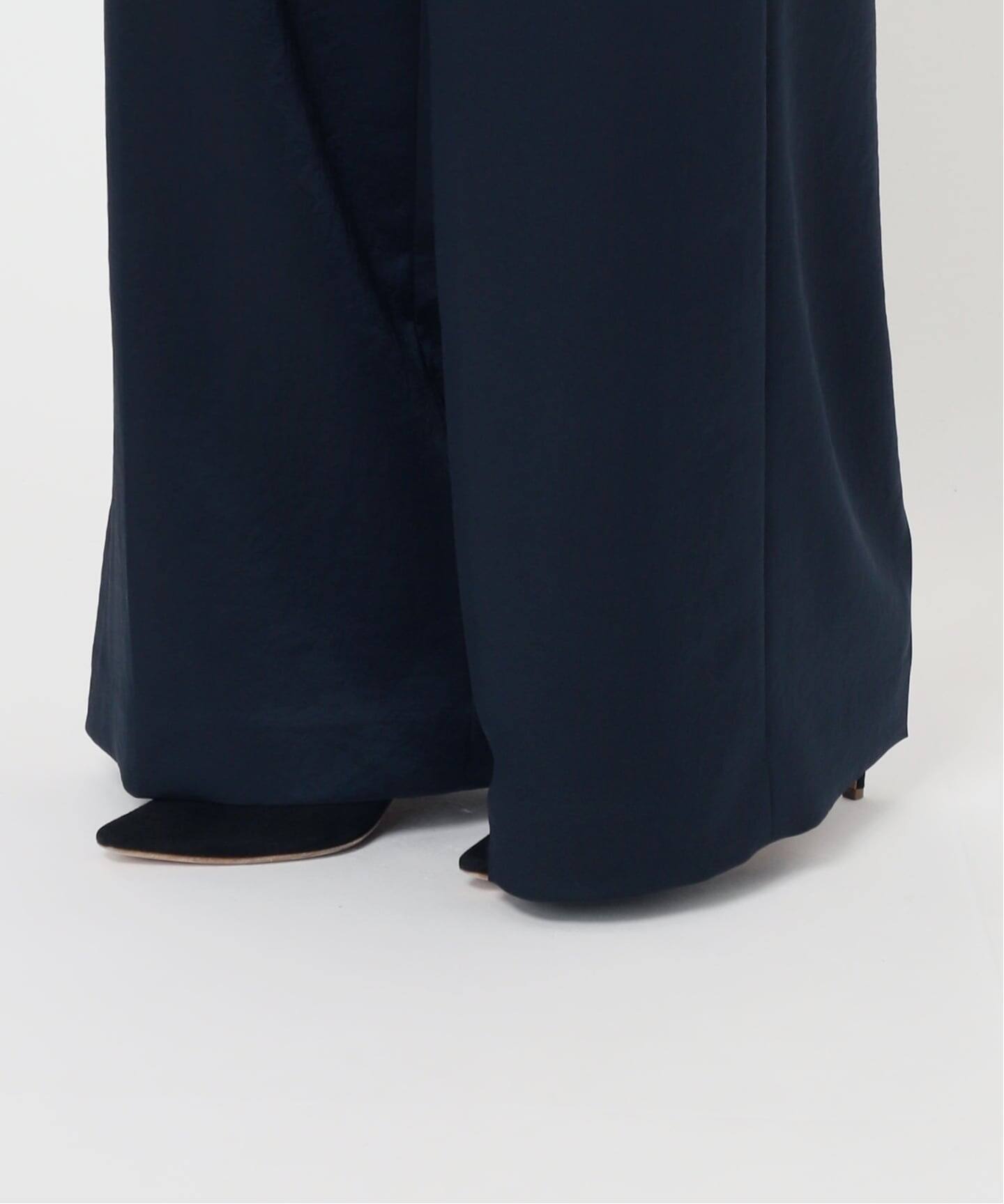 Minimal Satin 34 ミニマルサテンパンツ　ネイビー Minimal Satin パンツ（その他パンツ）｜Deuxieme Classe