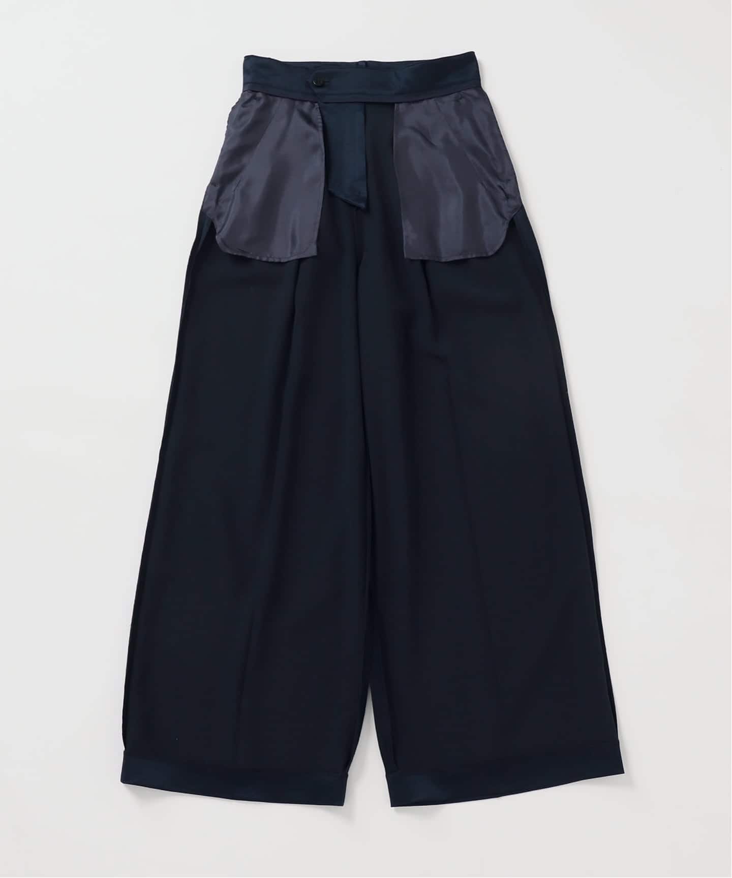 ミニマルサテンパンツ（スラックス）｜AP STUDIO（エーピー