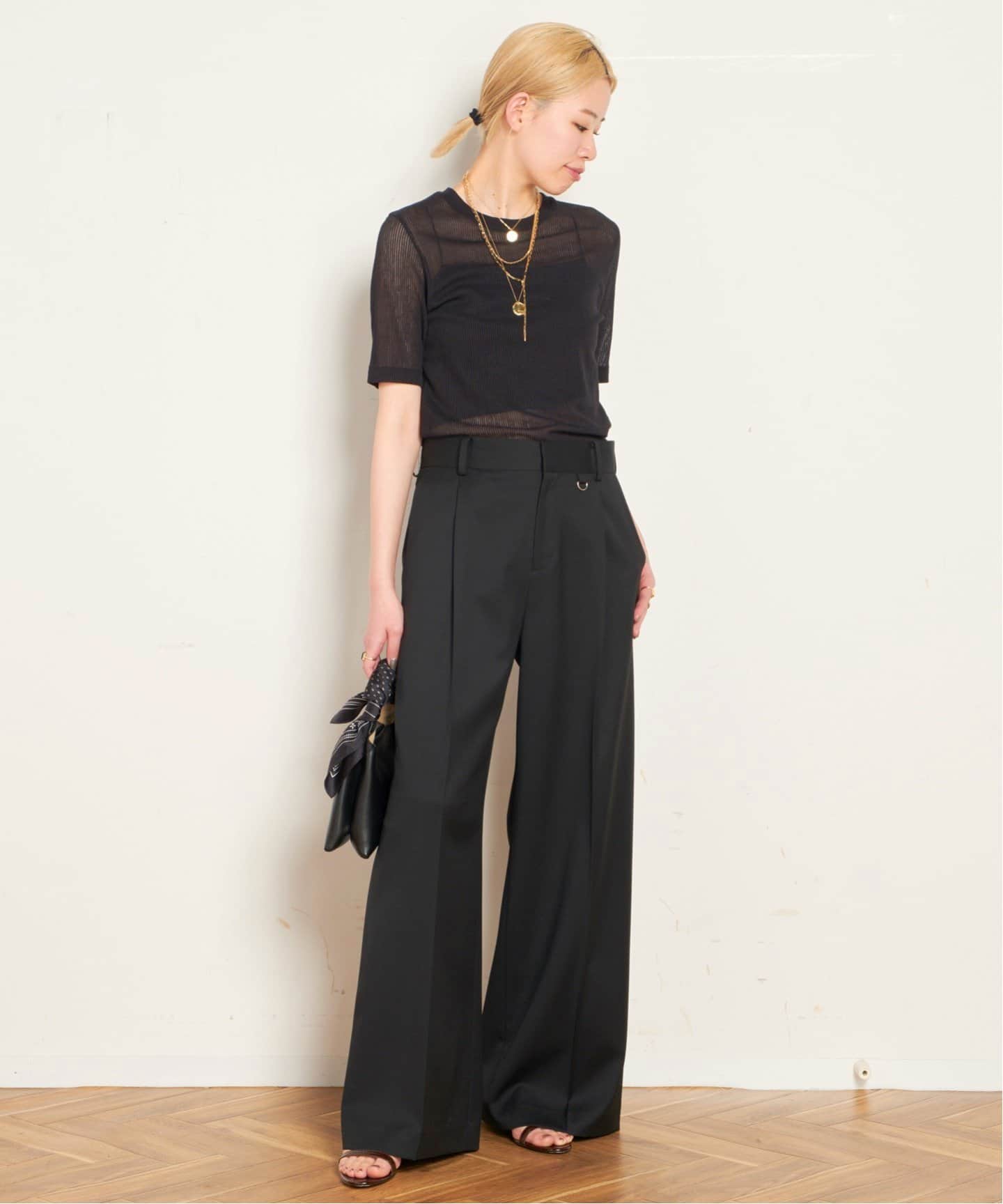 AP STUDIO CHINTZ タックパンツ DEUXIEME CLASSE - 【最終】AP STUDIO 2020SS CHINTZ タック